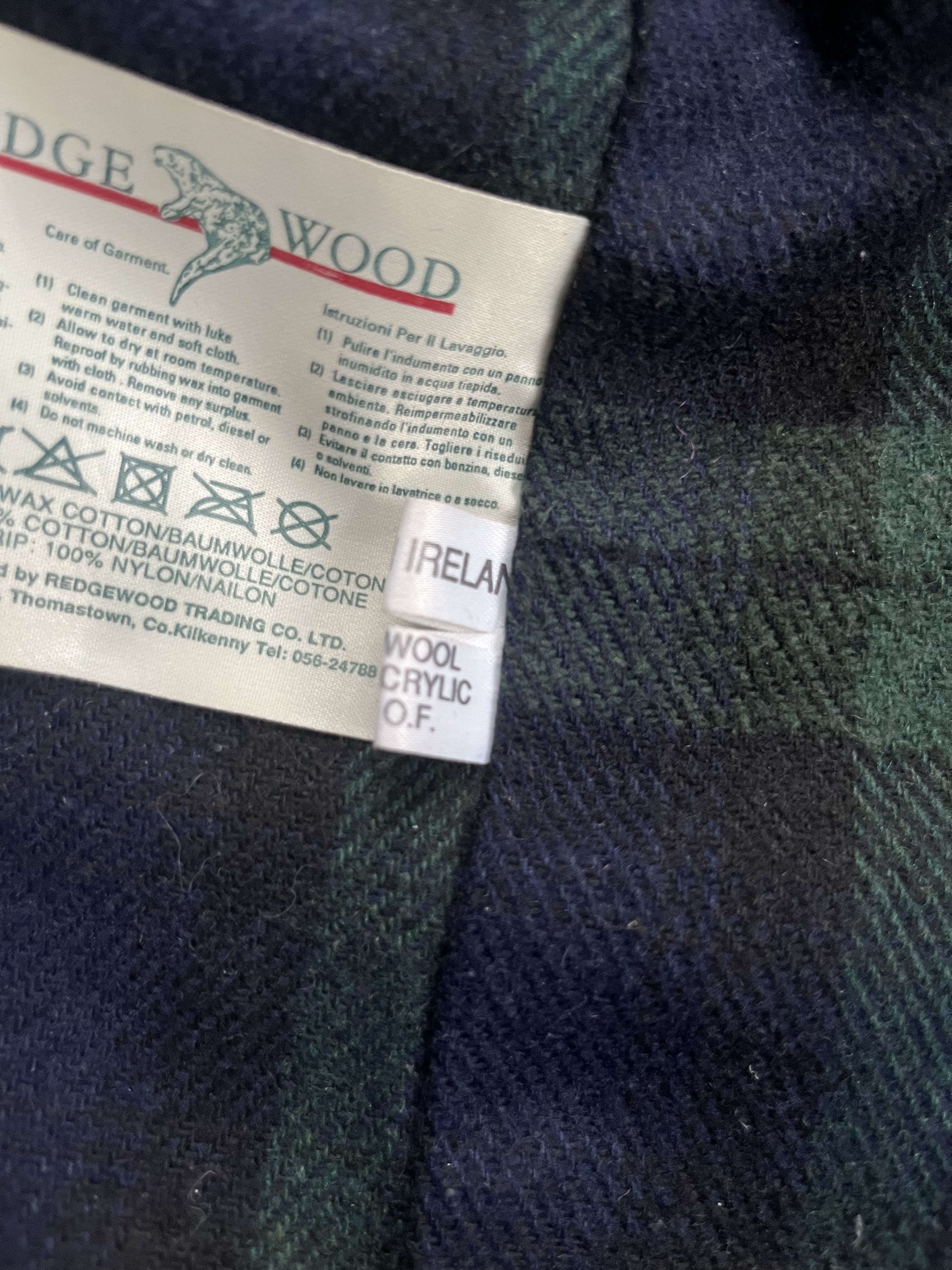 Vintage Vintage REDGE WOOD Waxed Vest Jacket Style Barbour Size US XL / EU 56 / 4 - 13 Thumbnail