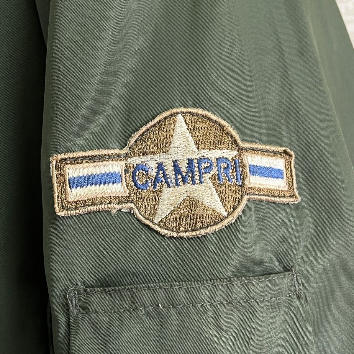 Vintage Vintage Army Military Bomber Campri Jacket Size US L / EU 52-54 / 3 - 9 Thumbnail