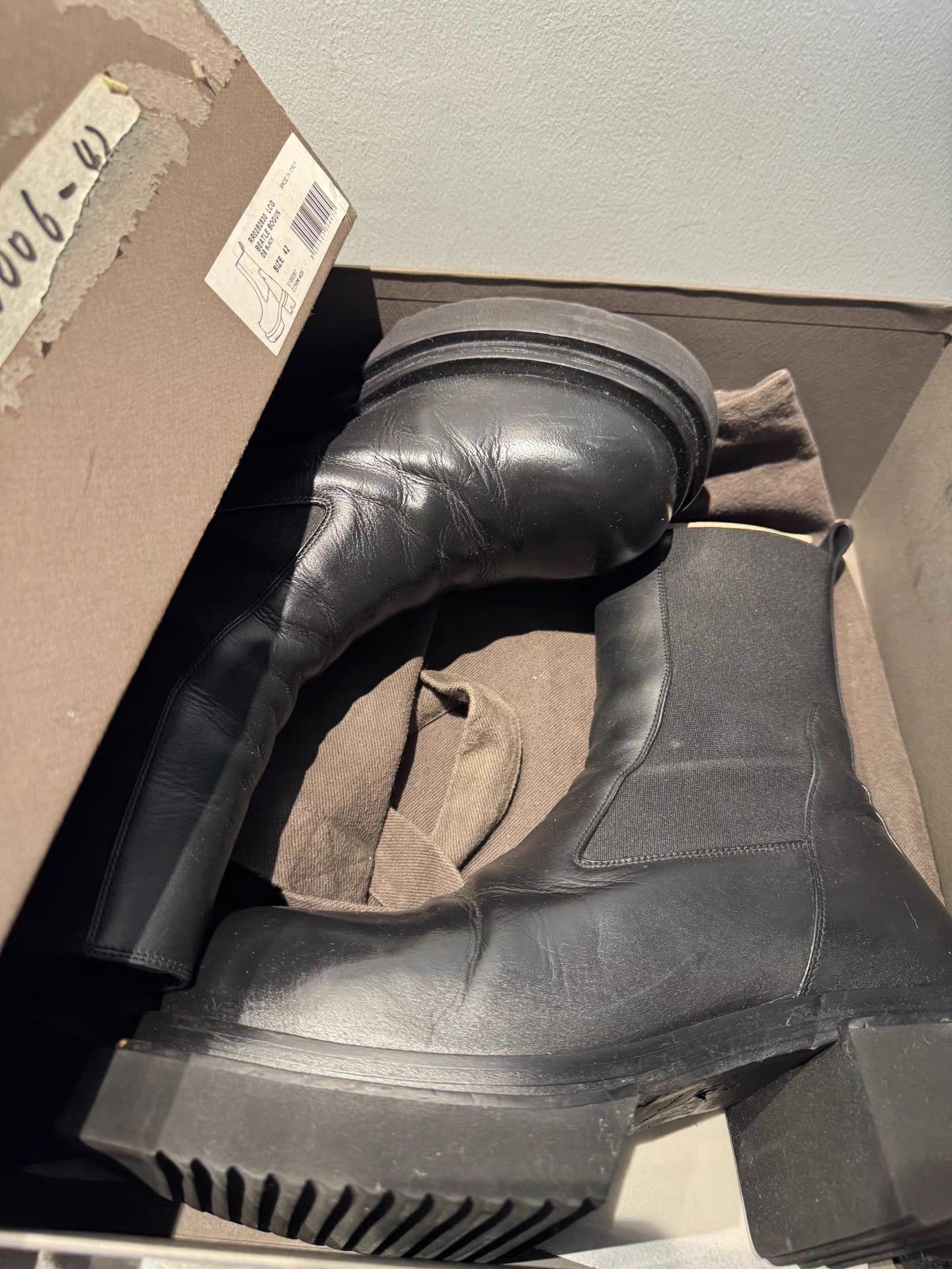 Rick Owens Rick Owens Beatle Ballast Bogun Boots Size US 9 / EU 42 - 6 Thumbnail
