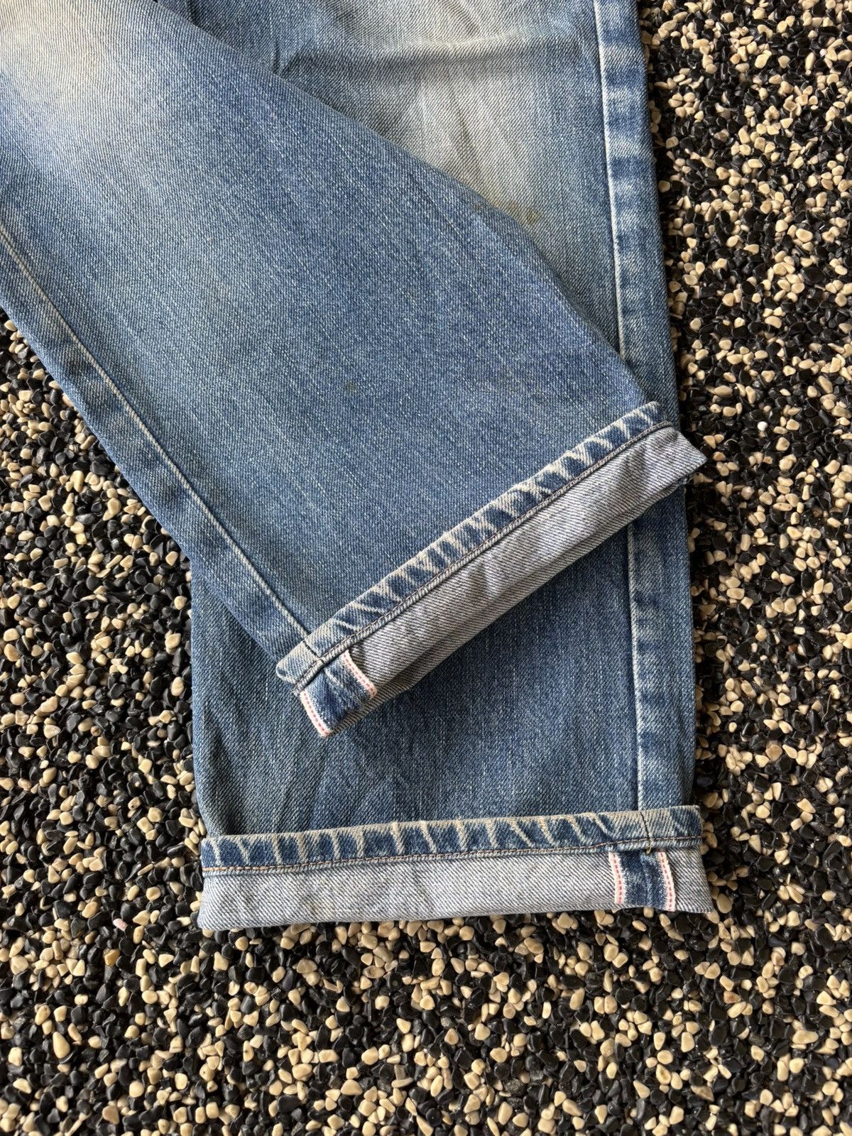 Levi's Vintage Levi’s Big E Lot 701 XX Buckle Belt Selvedge Jeans Size US 32 / EU 48 - 9 Thumbnail