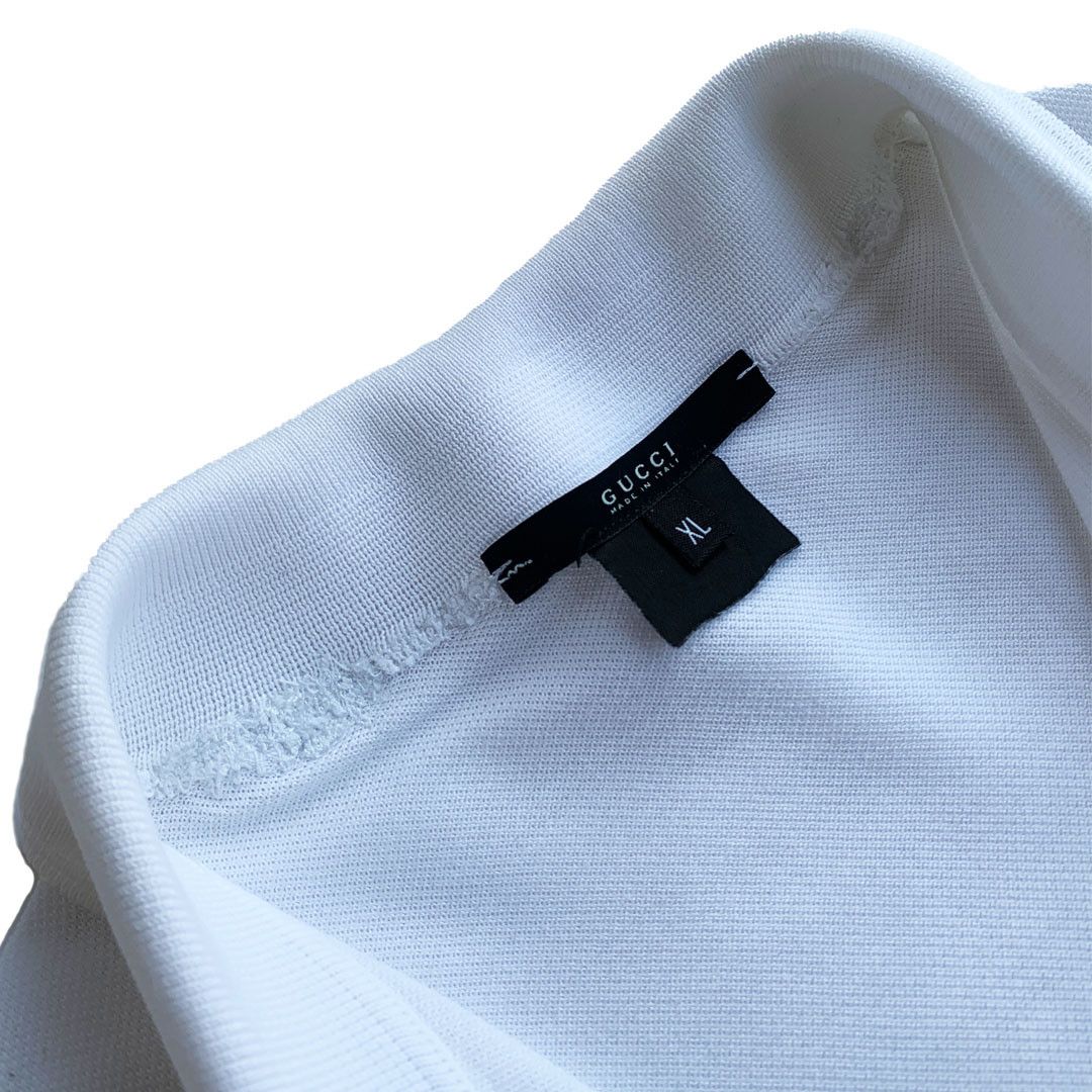 Gucci Gucci Polo - Red/Green Sleeve - White - XL Size US XL / EU 56 / 4 - 4 Thumbnail