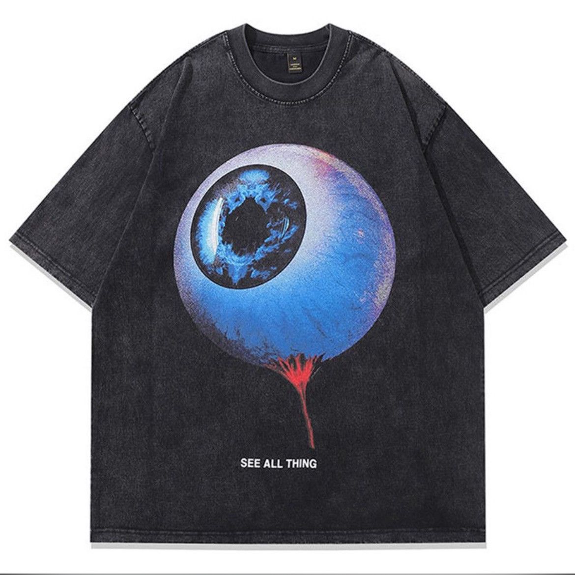 Japanese Brand × Vintage See all Things Design Eyes Printed Vintage T Shirt Size US M / EU 48-50 / 2 - 1 Thumbnail