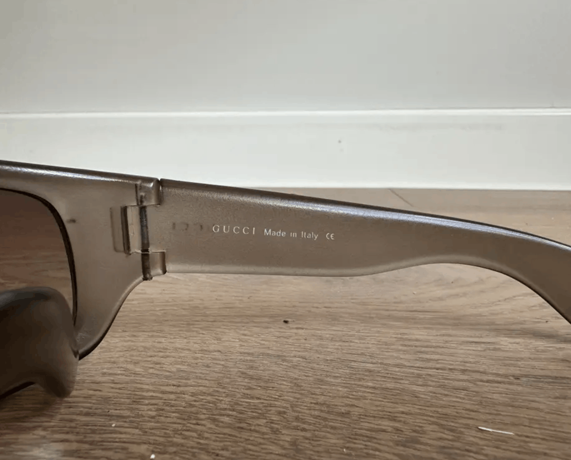 Gucci Gucci Sunglasses 1169 Mask Logo Shield GG Sport Vintage Size ONE SIZE - 3 Thumbnail