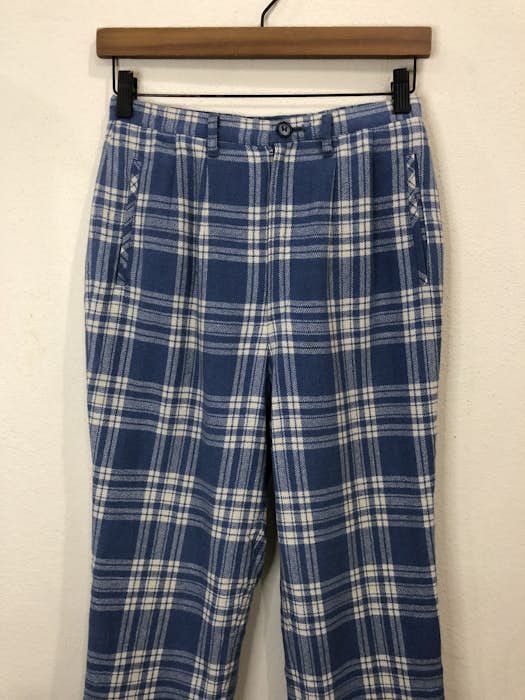 Vintage Vintage Plaid Tartan Wool Pant Size US 26 / EU 42 - 3 Thumbnail