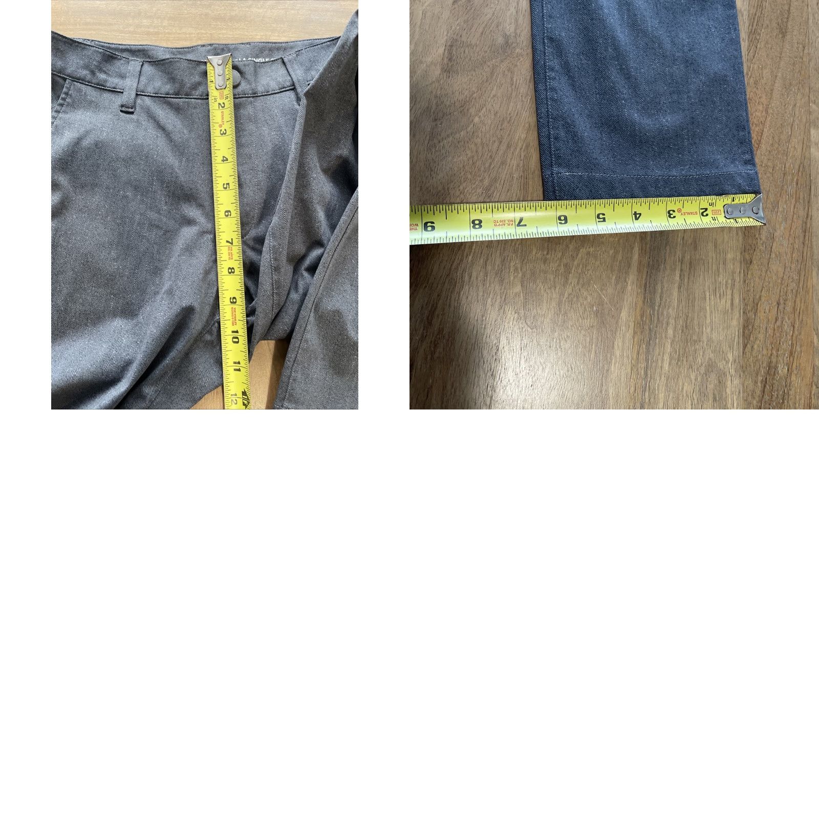Rhone Rhone Slim Fit Pants Men's 28x28 Gray Chino Performance Moisture Wicking 5-Pocket Office City Preppy Size US 28 / EU 44 - 8 Thumbnail