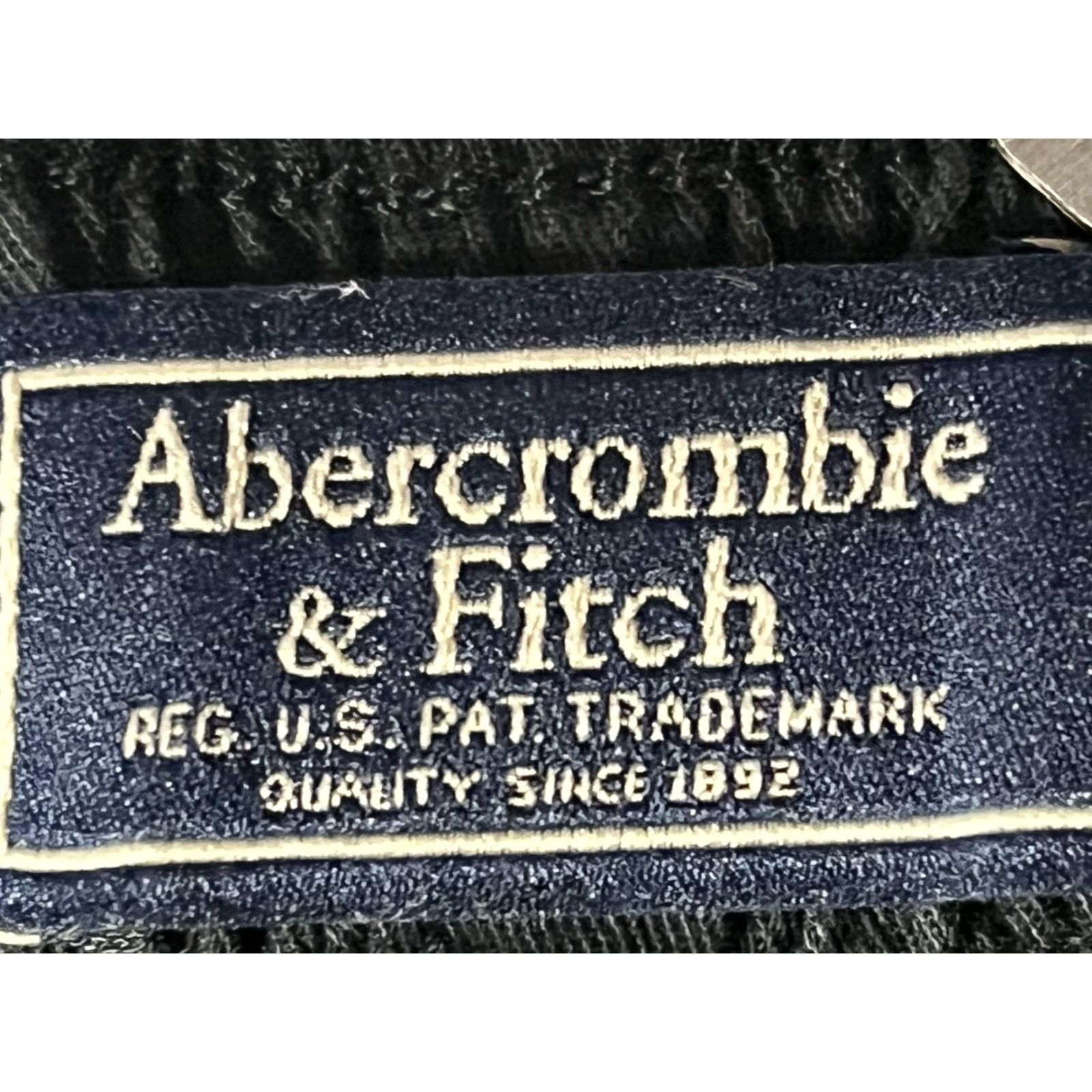 Abercrombie & Fitch VINTAGE Abercrombie & Fitch Black Lightweight Pants Women XS Carpenter Style Pockets Comfort Regular Straight Logo - Womens XS Size 26" / US 2 / IT 38 - 6 Thumbnail