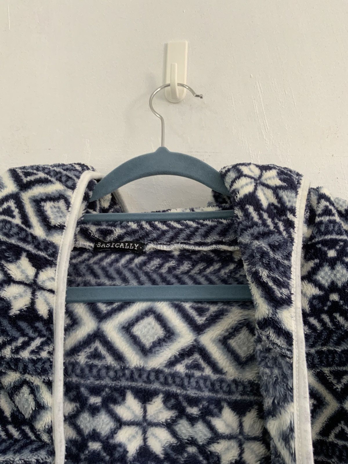 If Six Was Nine Vintage Basically Native Indigo Blue Fleece Size US L / EU 52-54 / 3 - 9 Thumbnail