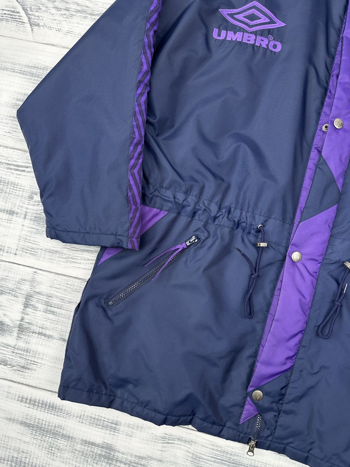Umbro 90s UMBRO Football Bench Coat Jacket Men’s Blue/Purple XL Size US XL / EU 56 / 4 - 6 Thumbnail