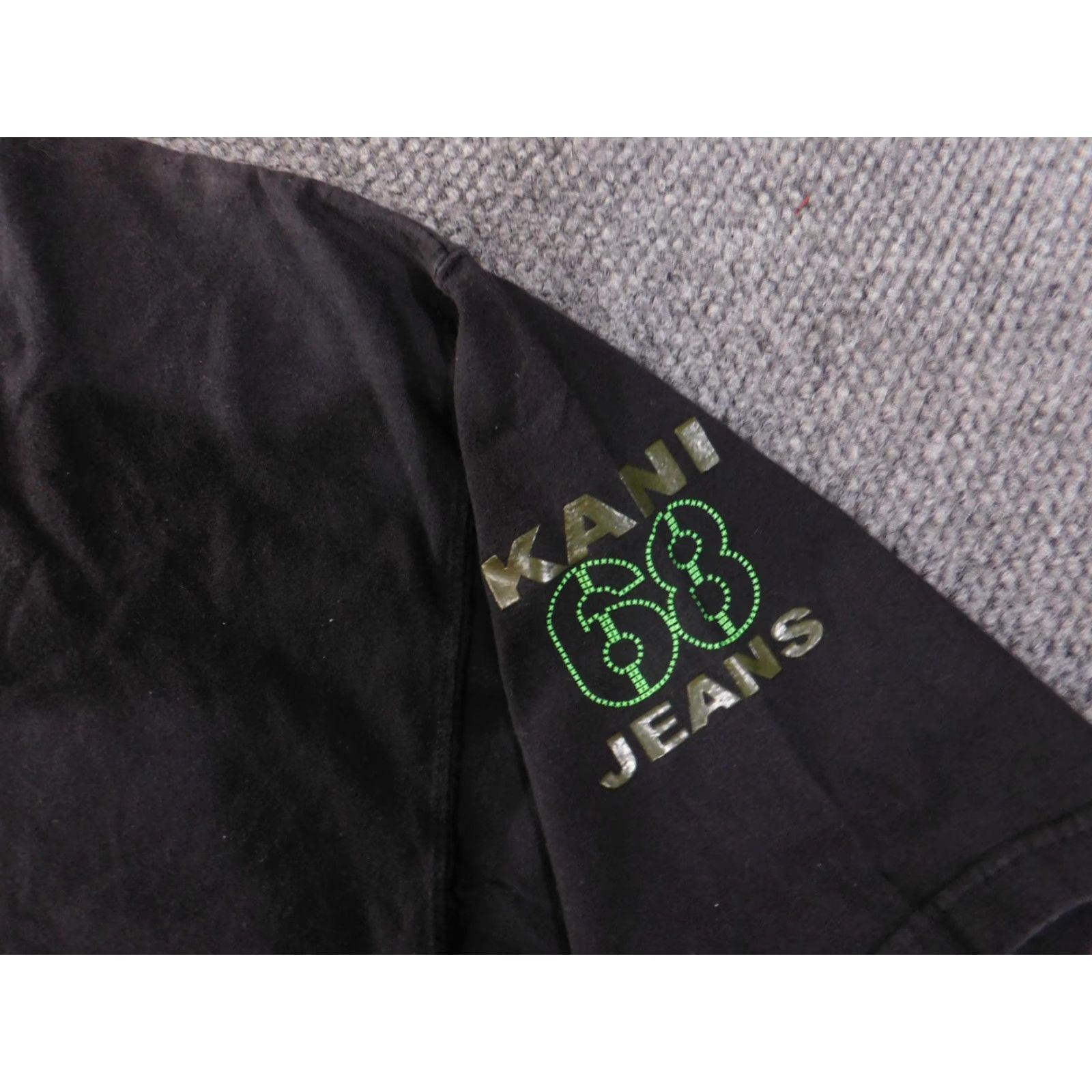 Vintage Kani Jeans Shirt Mens XL Black 1968 Graphic Short Sleeve Crew Neck Hip Hop Tee Tee Shirts Mens Black Graphic Print 1968 Hip Hop StreetwearKani Jeans Size US XL / EU 56 / 4 - 4 Thumbnail