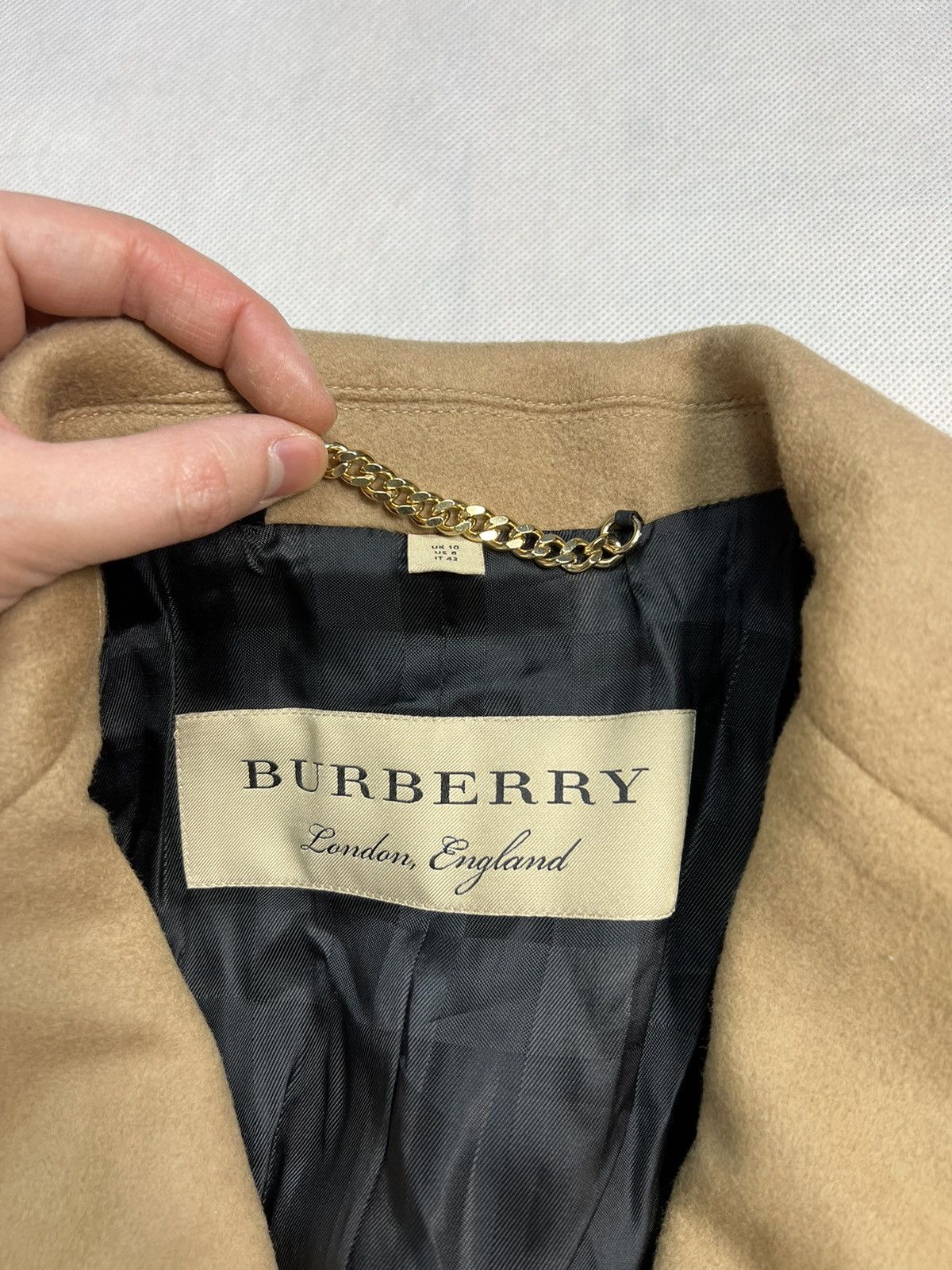 Burberry Coat Burberry England Cashmere / Wool New Collection Women Size M / US 6-8 / IT 42-44 - 12 Thumbnail