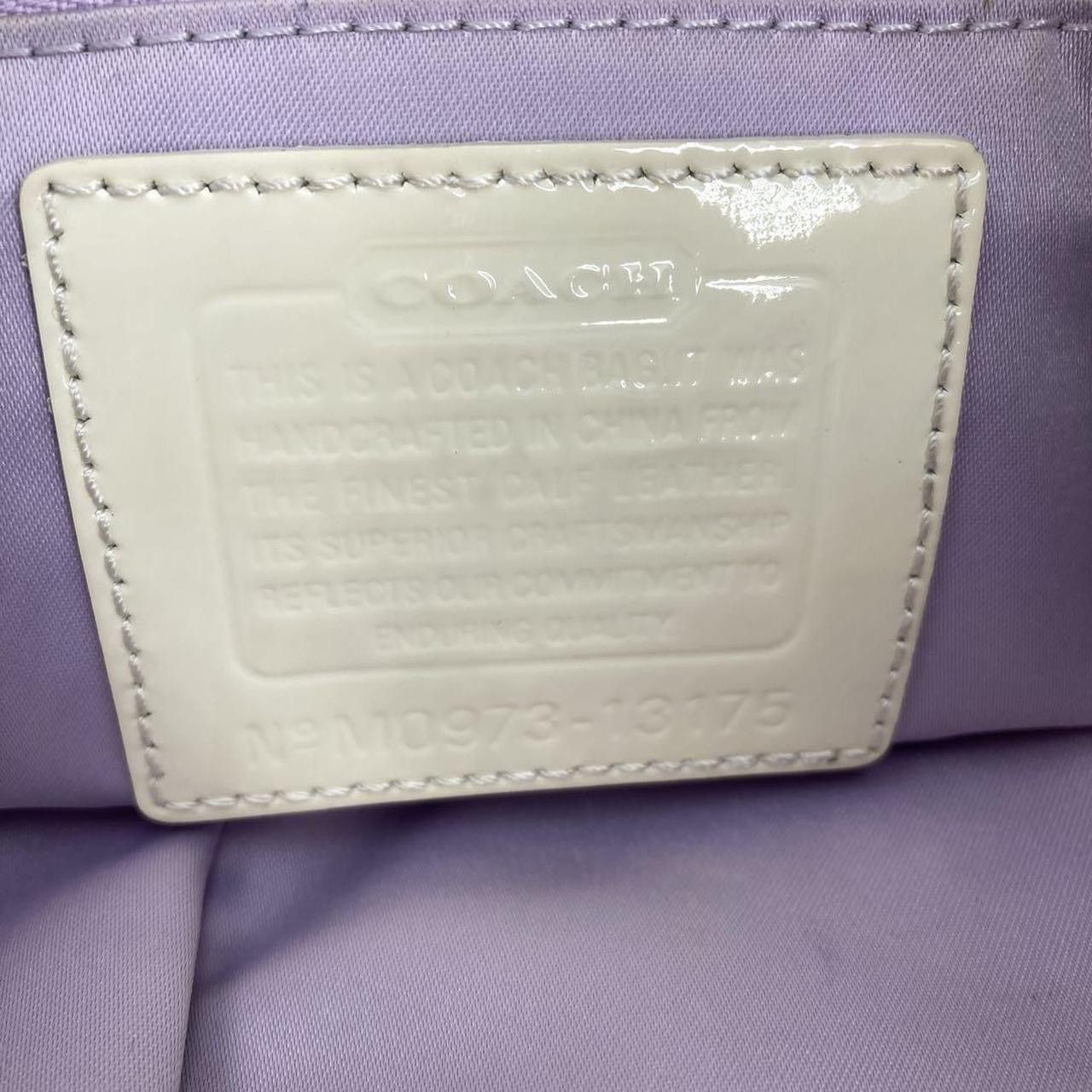 Coach Coach Embossed Patent Leather Tote Size ONE SIZE - 7 Thumbnail