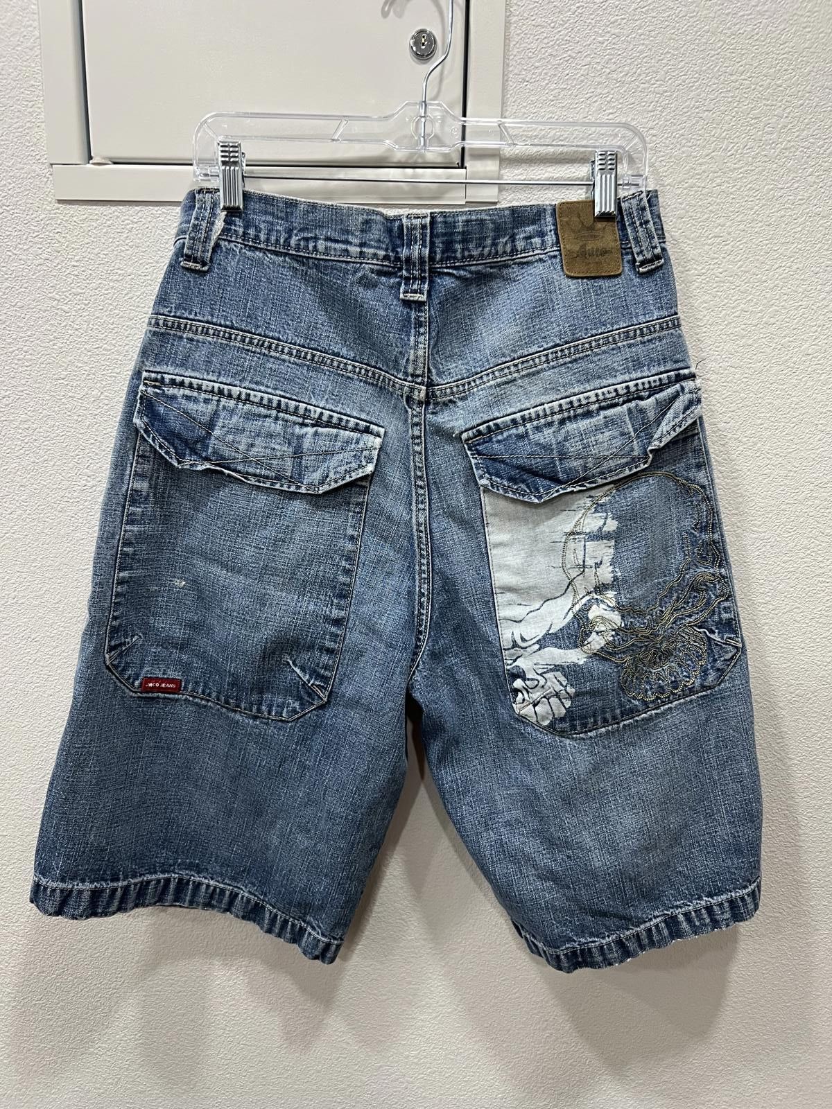 JNCO Y2K JNCO Skull Jorts Size US 34 / EU 50 - 4 Thumbnail