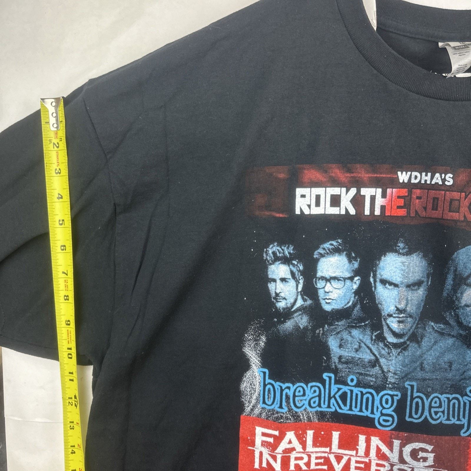 Fruit Of The Loom Breaking Benjamin Falling In Reverse Band T Shirt 2023 3 XL Size US XXL / EU 58 / 5 - 7 Thumbnail