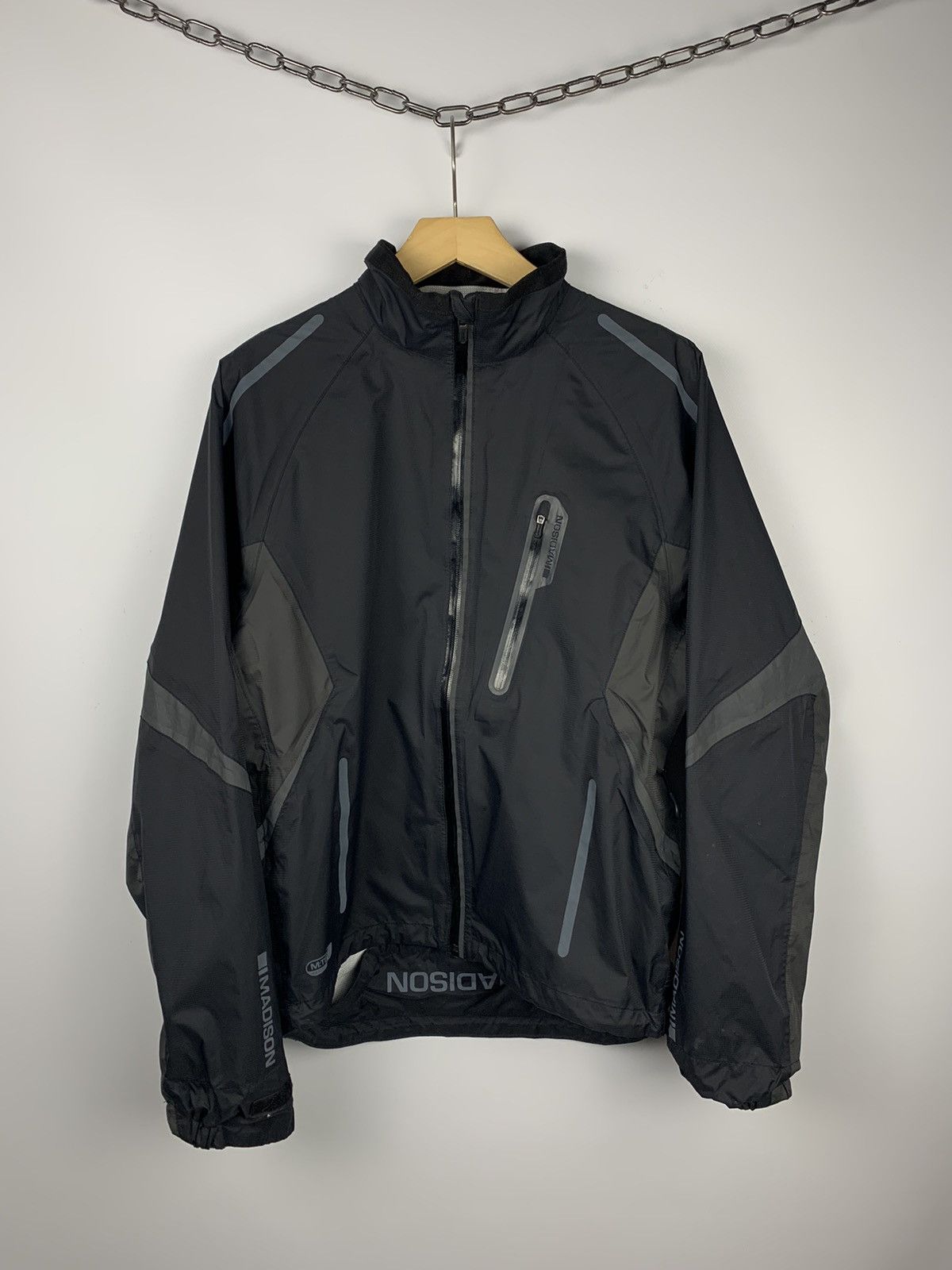 Vintage Maddison Cycling Jacket Black Full Zip Size S Size US S / EU 44-46 / 1 - 1 Thumbnail