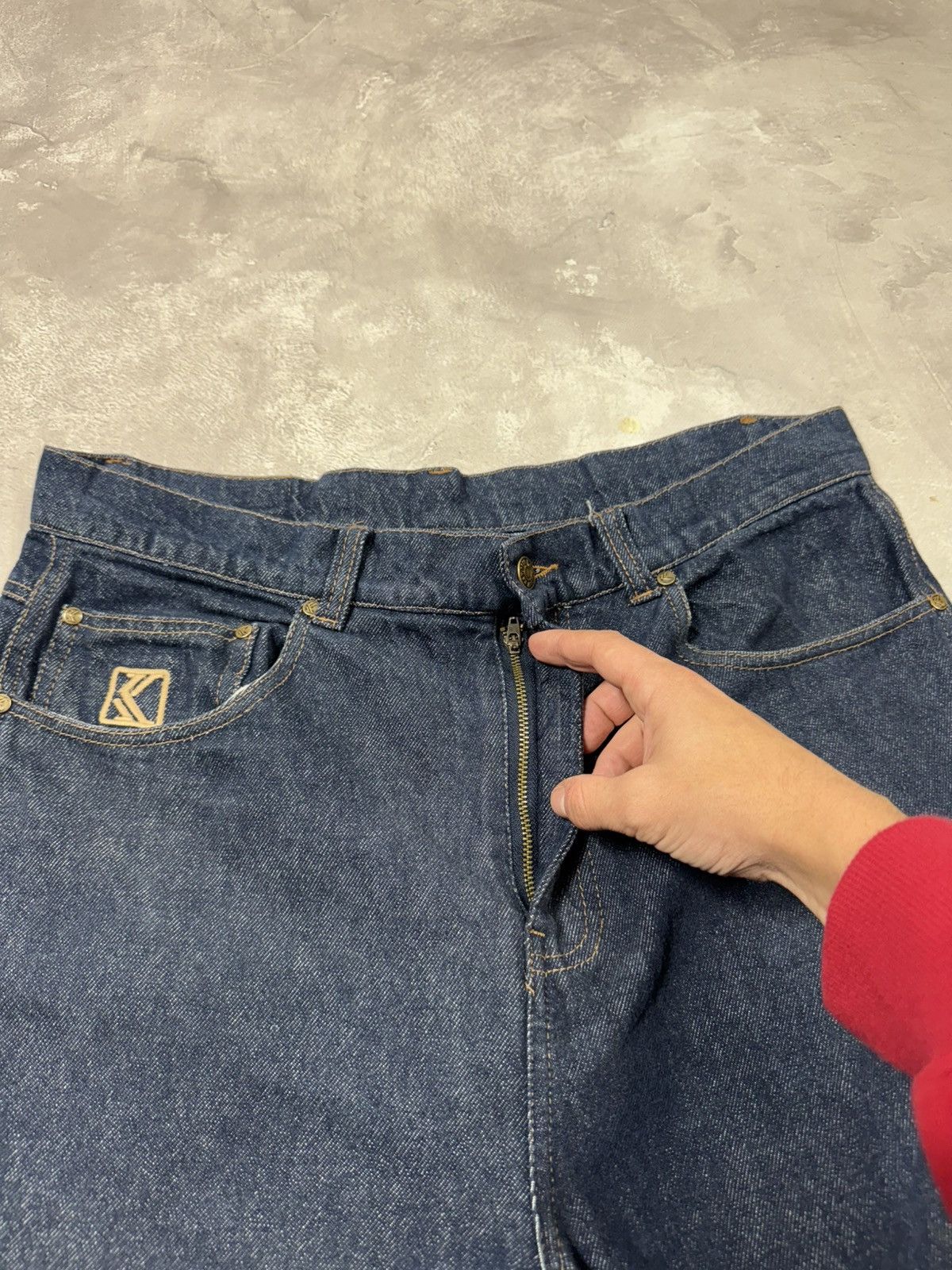 Karl Kani Karl Kani Baggy Y2k Carpenter Denim Pants Size US 32 / EU 48 - 4 Thumbnail