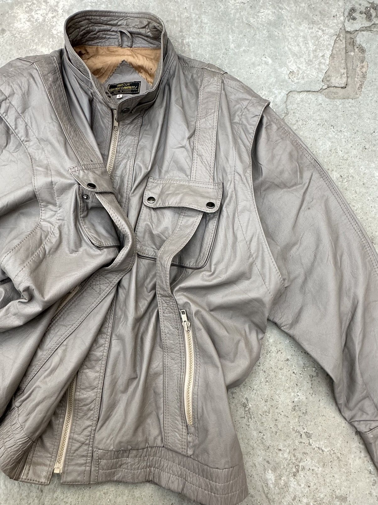 Leather Vintage Mimosa Leather Archival style Leather Jacket Size US XL / EU 56 / 4 - 2 Thumbnail