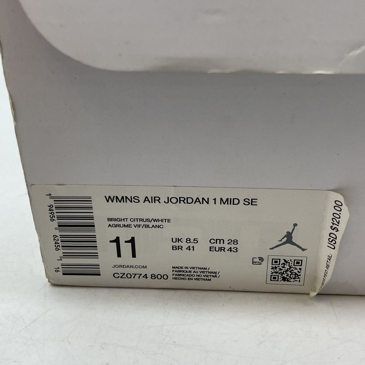 Jordan Brand Wmns air Jordan 1 mid bright citrus Size US 11 / IT 41 - 9 Thumbnail