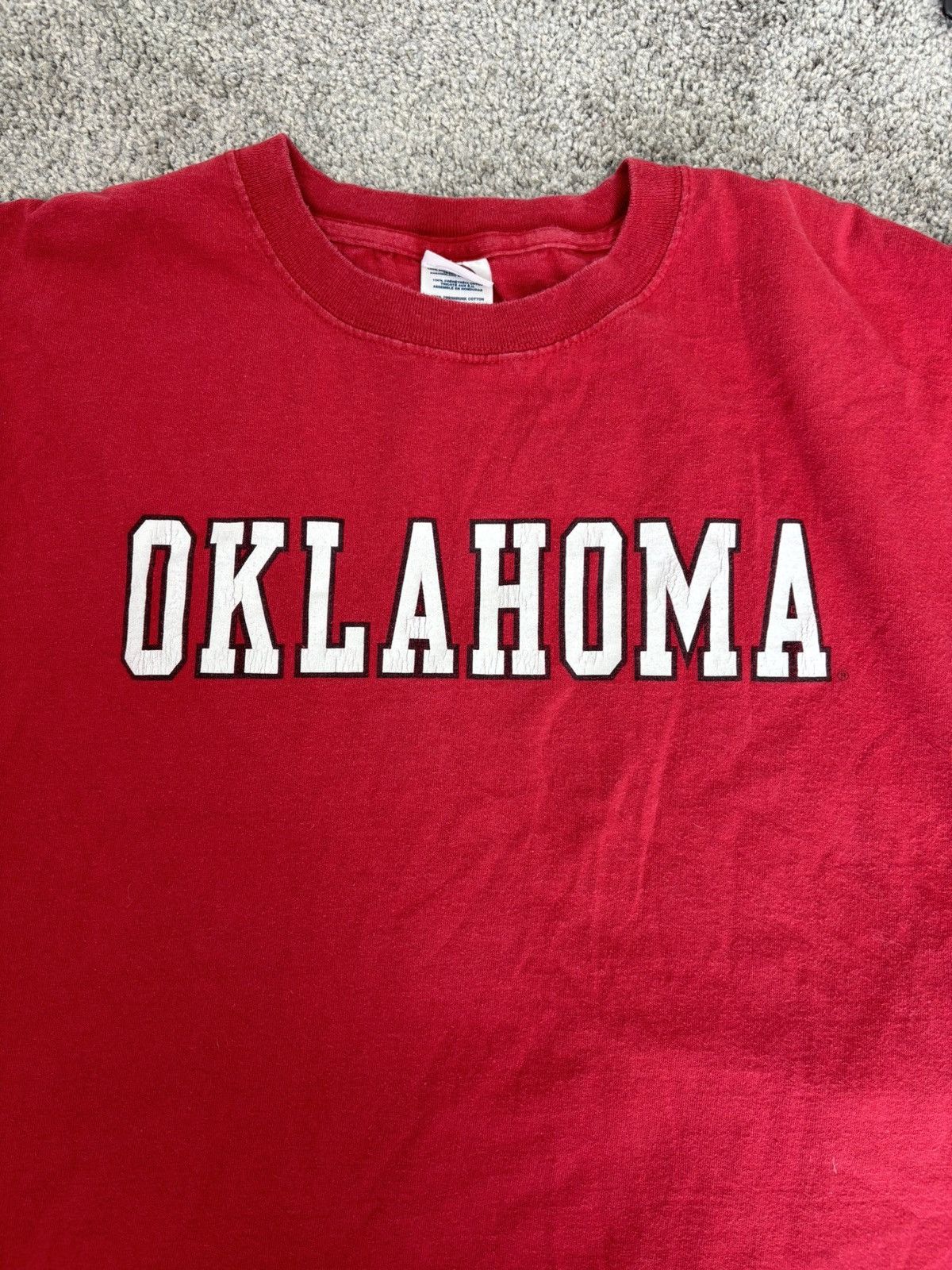Vintage Vintage university of oklahoma red long sleeve tshirt Size US XL / EU 56 / 4 - 2 Thumbnail