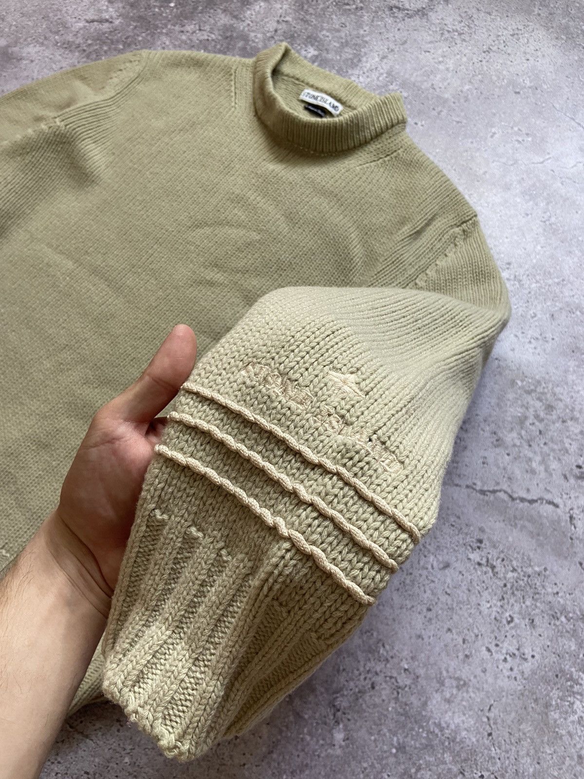 Massimo Osti × Stone Island × Vintage Knitted sweater stone island vintage 1990s Size US XL / EU 56 / 4 - 2 Thumbnail