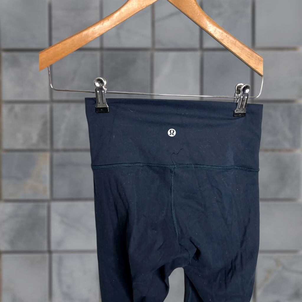 Lululemon Lululemon Align Leggings Crop Blue 4 Skinny Athletic Activewear Pants Regular Inseam 19" Size 27" / US 4 / IT 40 - 1 Thumbnail
