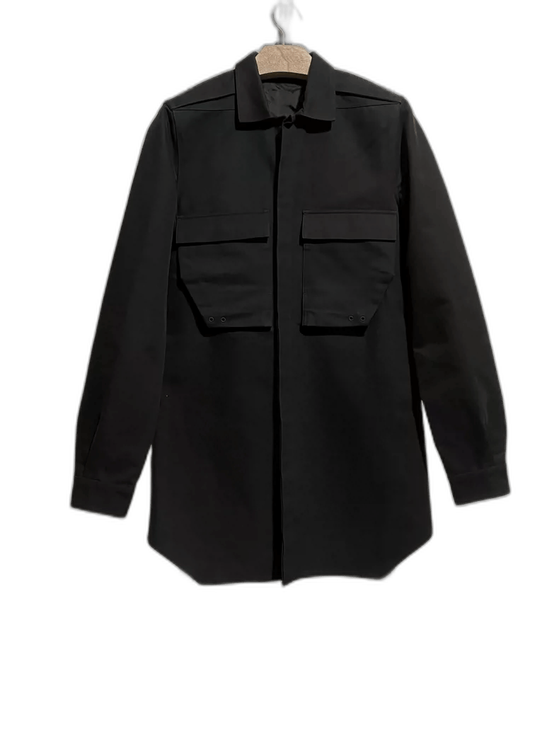 Rick Owens rick owens black long sleeve jacket Size US L / EU 52-54 / 3 - 1 Thumbnail