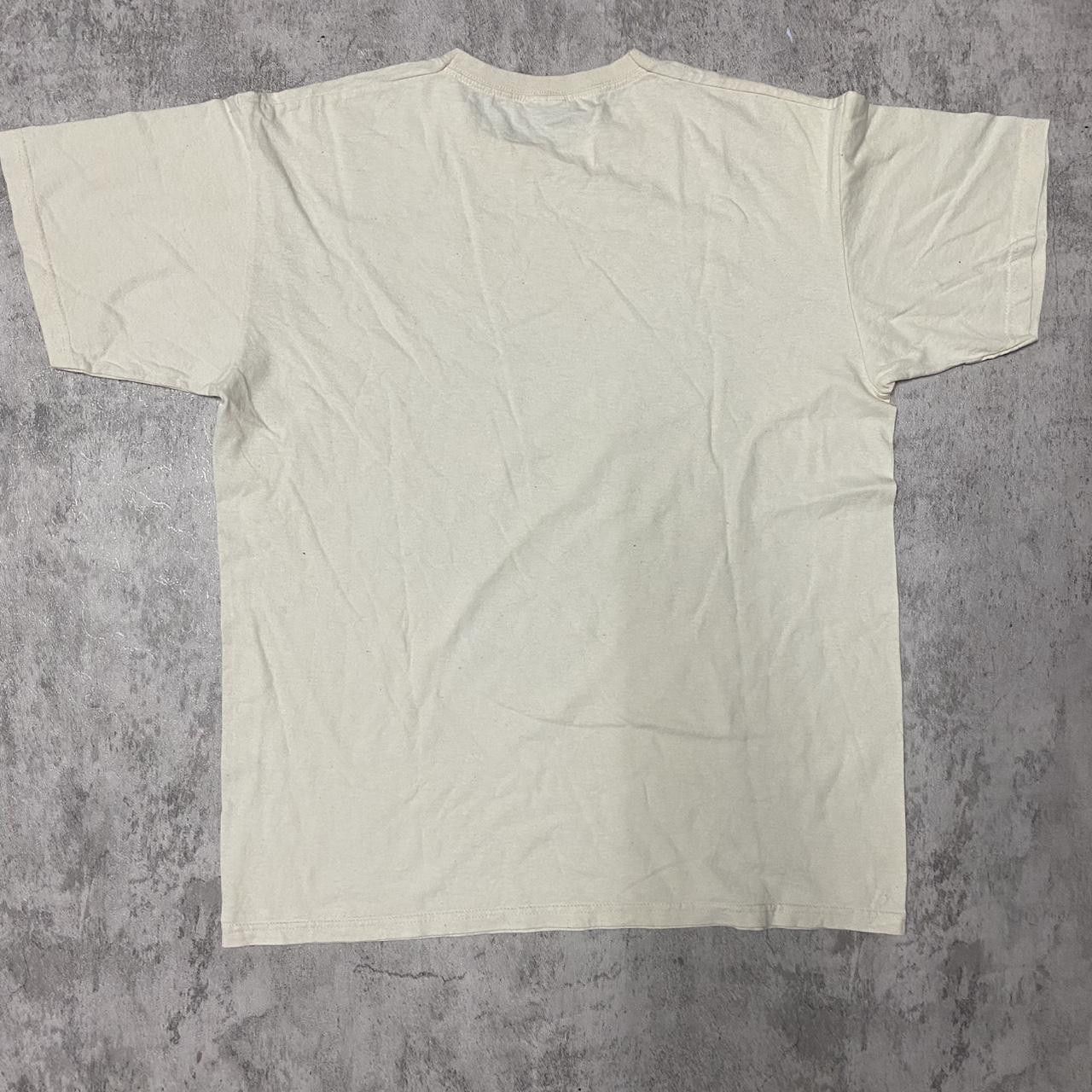 Other White vintage 90s cotton t-shirt with a worn look tshirt Size US L / EU 52-54 / 3 - 4 Thumbnail