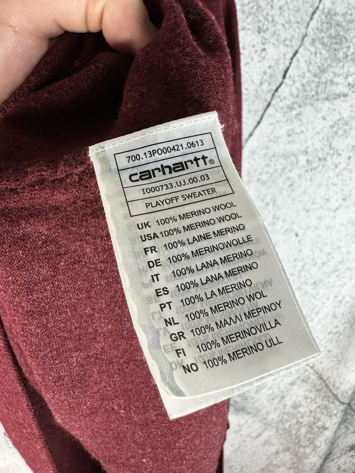 Carhartt Carhartt Wip Wool Sweater Knitted Size US XL / EU 56 / 4 - 4 Thumbnail
