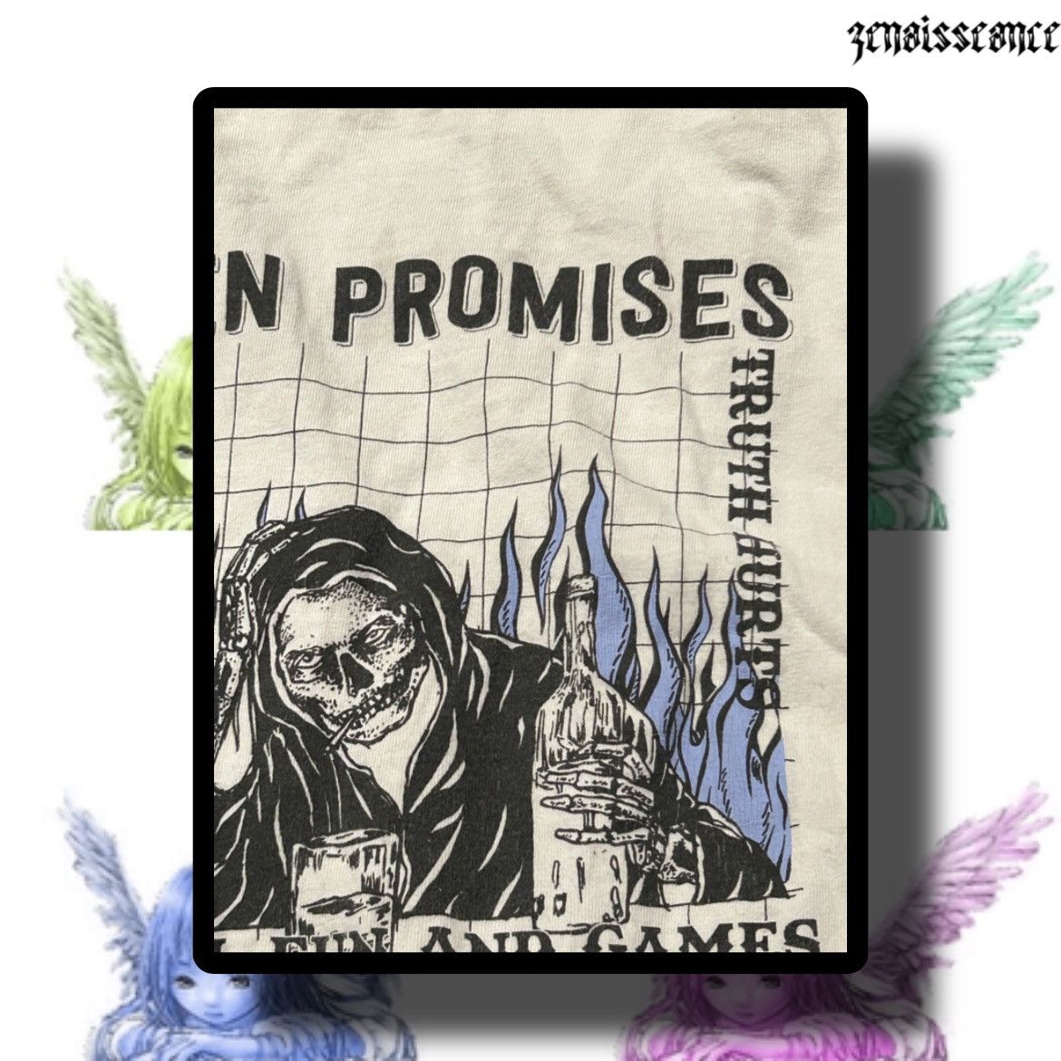 Broken Promises Co. × Japanese Brand NEW Broken Promises Tee Size US M / EU 48-50 / 2 - 2 Thumbnail