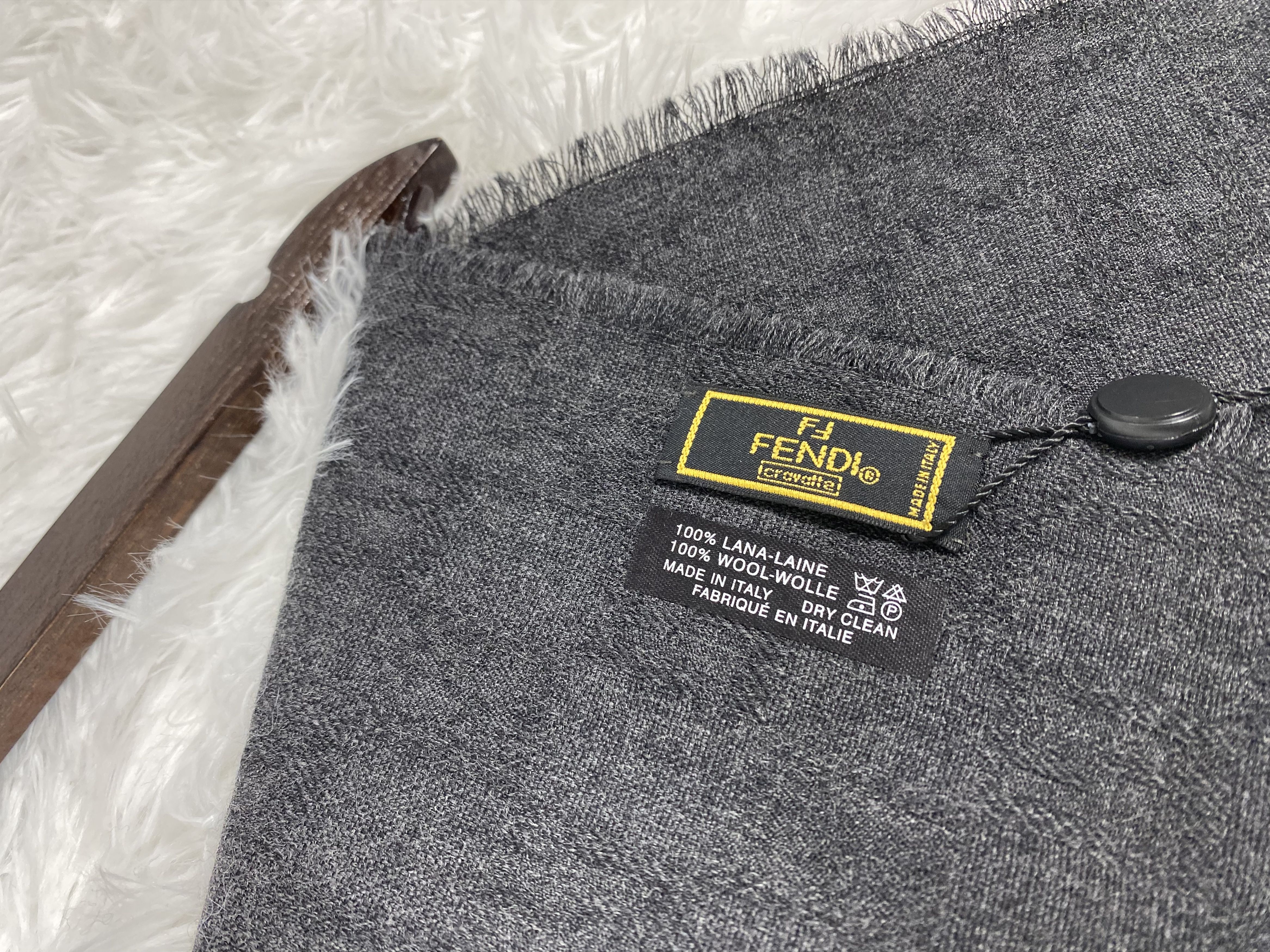 Fendi Vintage Fendi Scarf / Muffler Neckwear PM0029 Size ONE SIZE - 2 Thumbnail