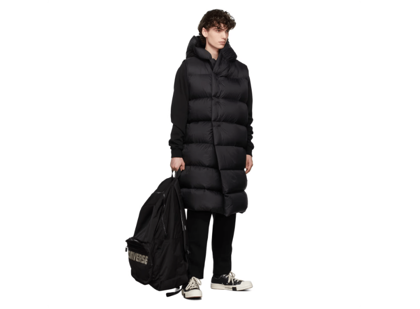 Converse × Rick Owens Drkshdw Rick Owens x Converse black unisex star backpack, in stock Size ONE SIZE - 2 Thumbnail