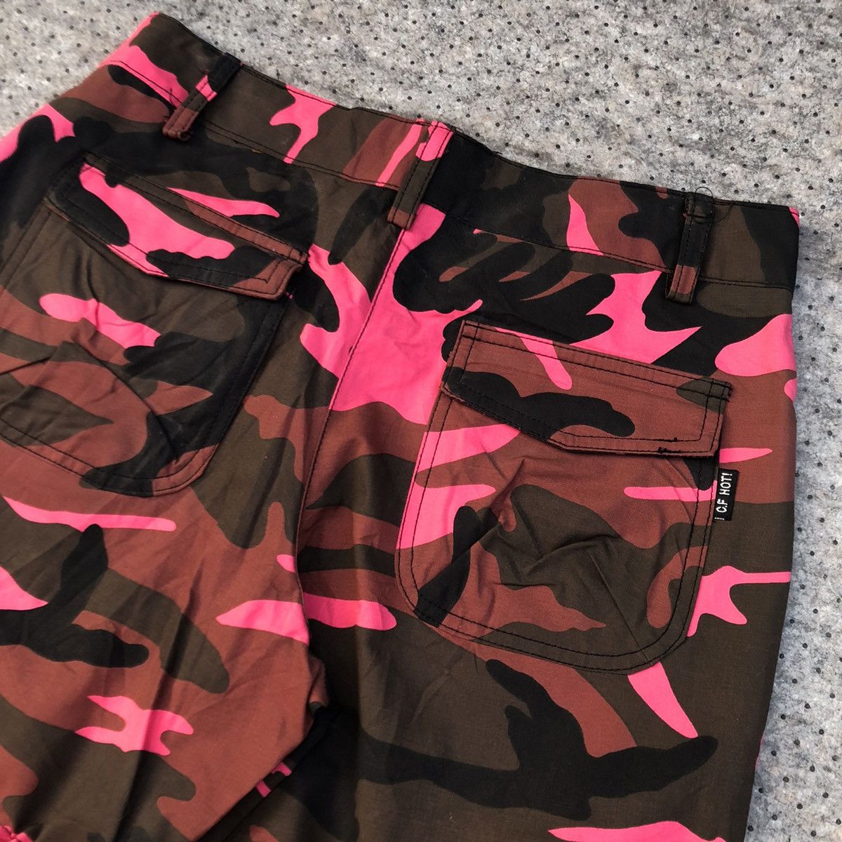 Other C.F HOT! Pink Camouflage Wide leg Pants Size 29" - 5 Thumbnail