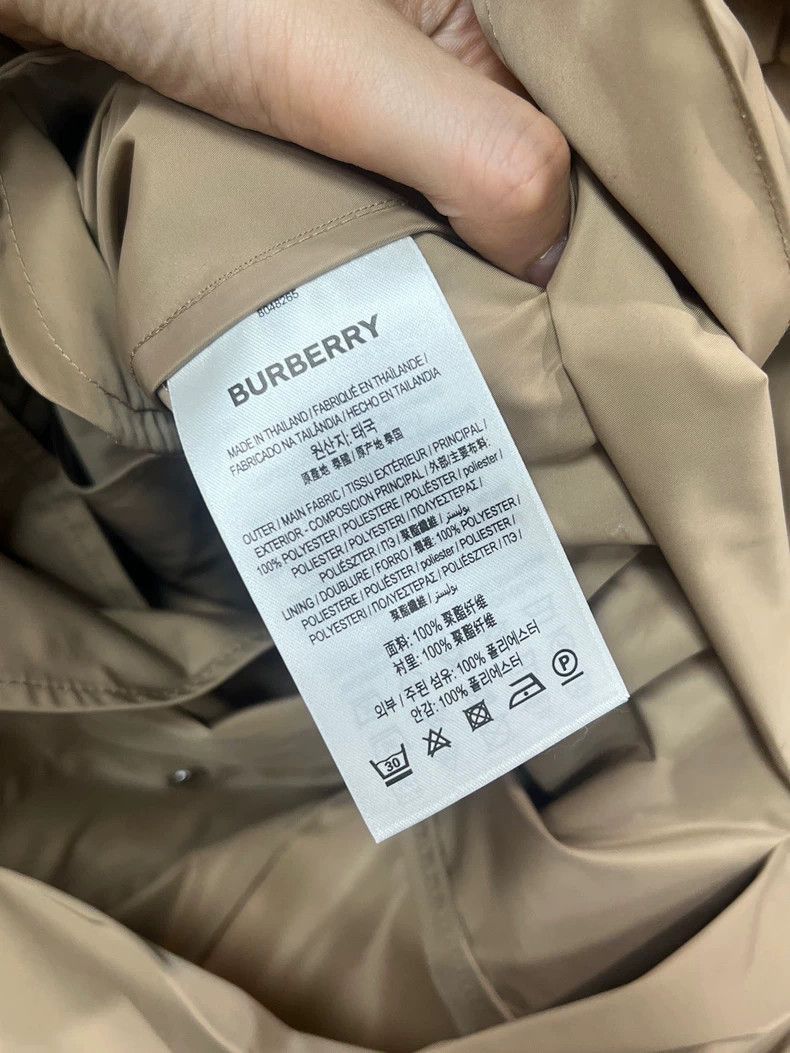 Burberry Burberry Burberry Khaki Check Pattern Raincoat-2507 Size XS / US 0-2 / IT 36-38 - 3 Thumbnail