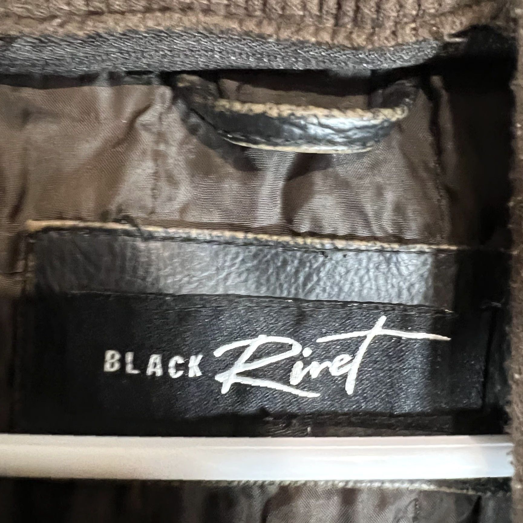 Vintage Black Rivet Jacket Motorcycle Jacket Removable Hood L Mens Black Polyester Full Zip Insulated Mid-Length Vintage No Size US L / EU 52-54 / 3 - 2 Thumbnail