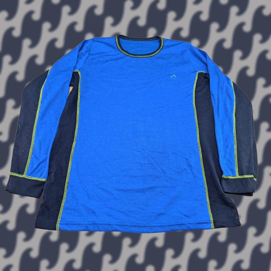 Vintage Varde Base Layer Shirt Mens XL Merino Wool Blend Ski Outdoor Sport Thermal Shirt Size US XL / EU 56 / 4 - 1 Thumbnail