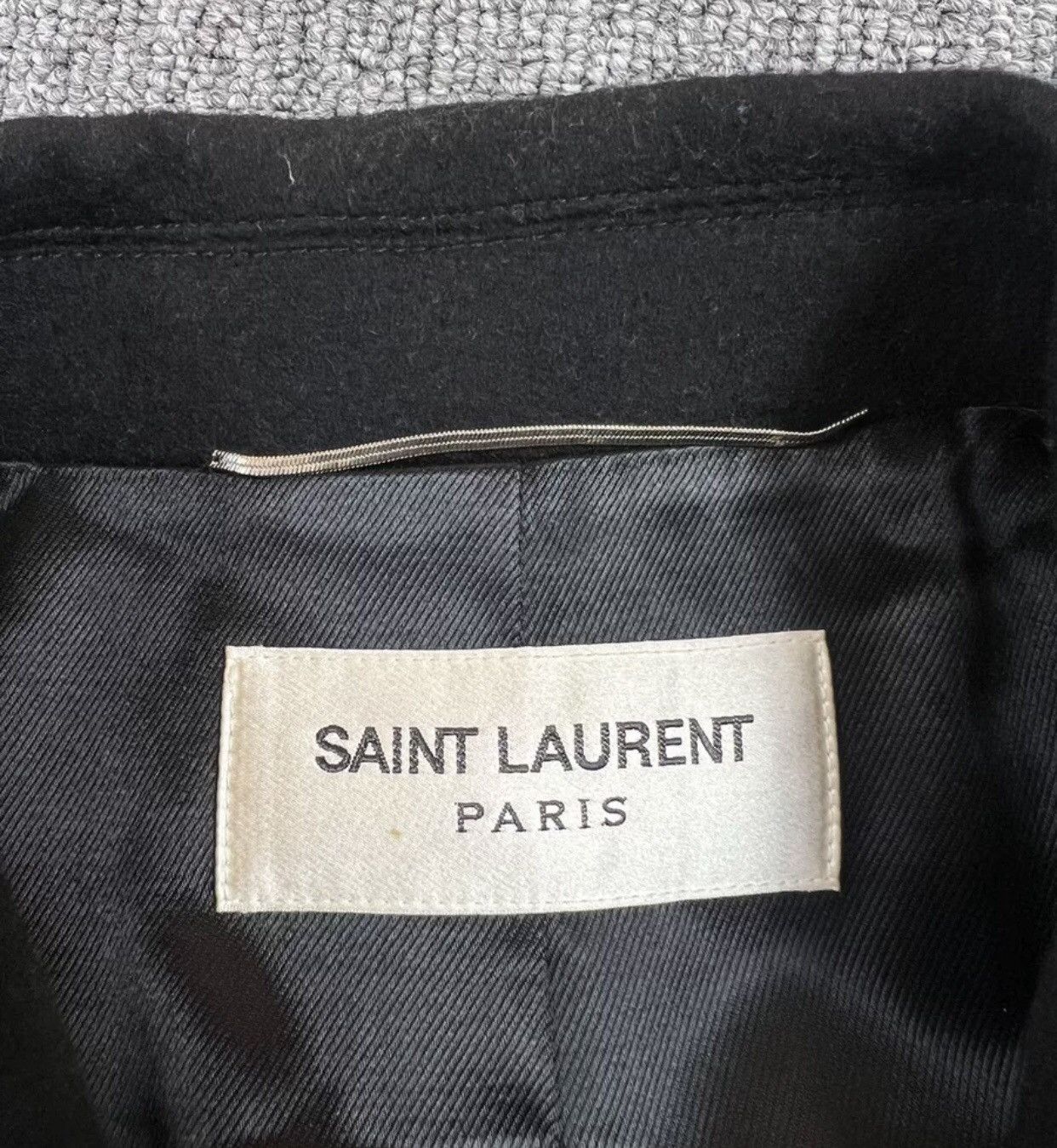 Saint Laurent Paris Saint Laurent SLP17FW Double breasted Navy Anchor Coat Size US M / EU 48-50 / 2 - 6 Thumbnail