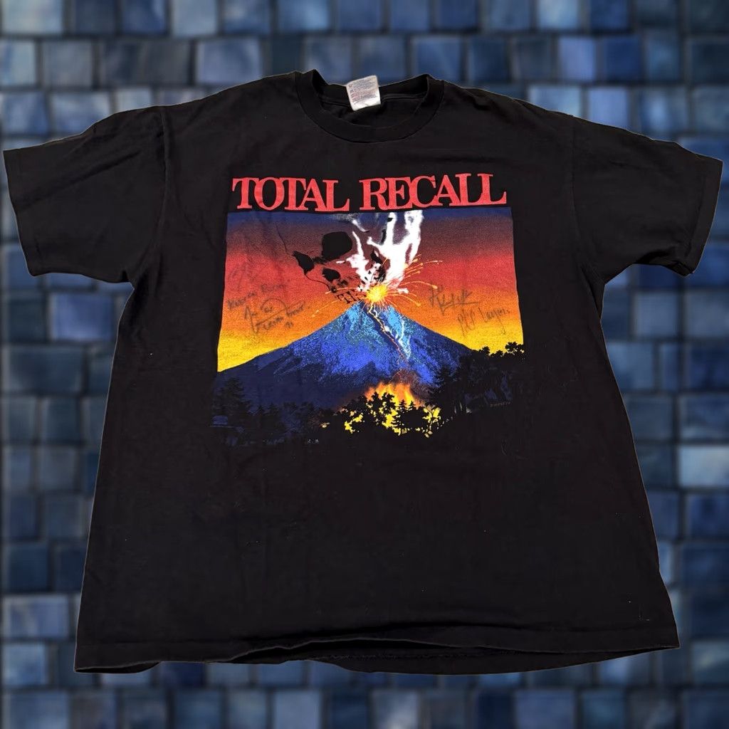 Hanes VINTAGE 1993 Nazareth Blue Oyster Cult Total Recall Tour T Shirt Mens XL Black Short Sleeve Cotton Graphic Tee Hanes Men XS? Size US XL / EU 56 / 4 - 1 Thumbnail