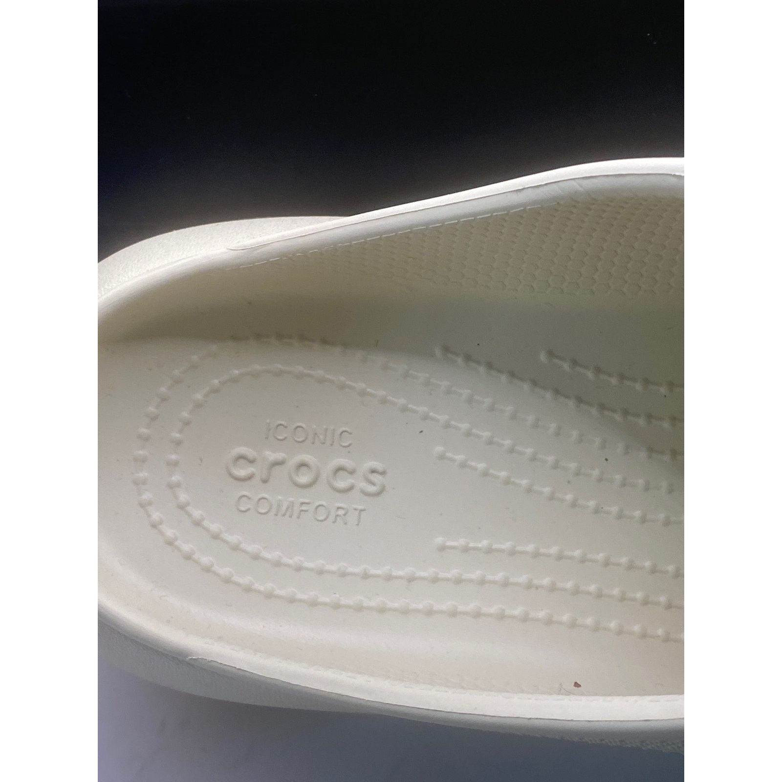 Crocs Crocs Crush Slide Bone Ivory Slip On 208731-2Y2 m7/w9 Size US 9 / IT 39 - 8 Thumbnail