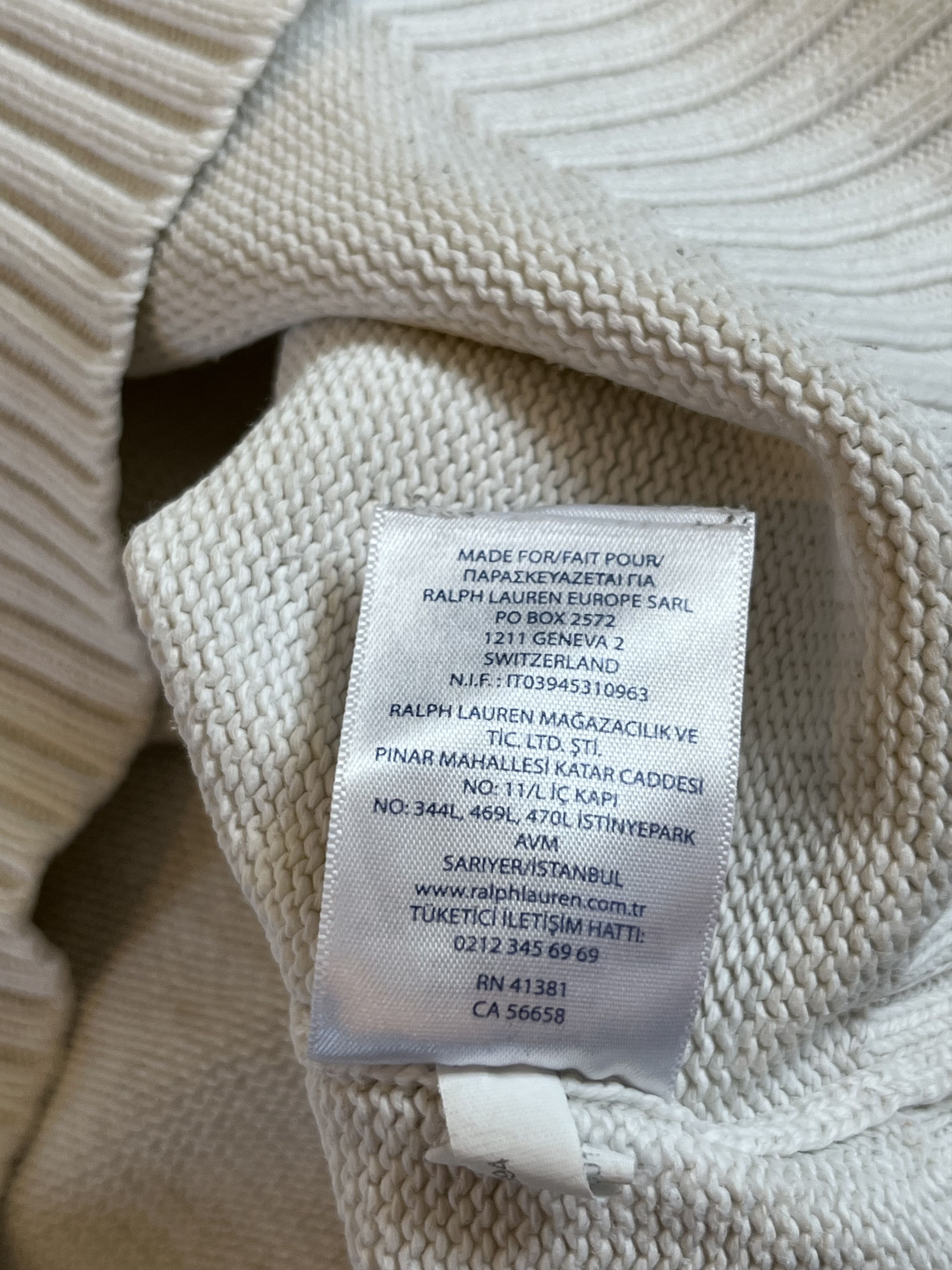 Polo Ralph Lauren Polo Ralph Lauren White Cotton Knitwear Old Money Size US S / EU 44-46 / 1 - 8 Thumbnail