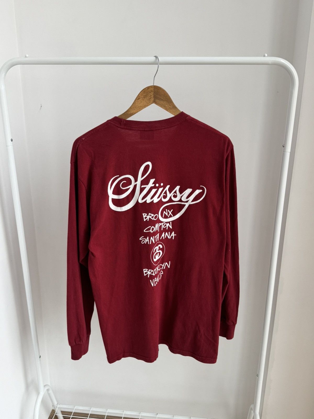 Stussy Stussy All Print Big Logo Long Sleeve Shirt Skate Men Size M Size US M / EU 48-50 / 2 - 7 Thumbnail
