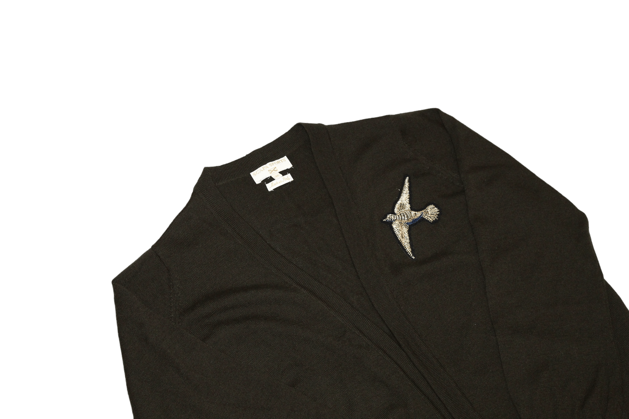 Scapa Sports Scapa Sports Bird Embroidered Wool Blend Open Cardigan Size US M / EU 48-50 / 2 - 4 Thumbnail