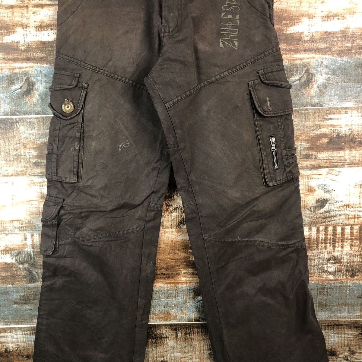 Japanese Brand DL Zhule Esports utility punk Cargo Multipocket Pants #C667 Size US 28 / EU 44 - 5 Thumbnail