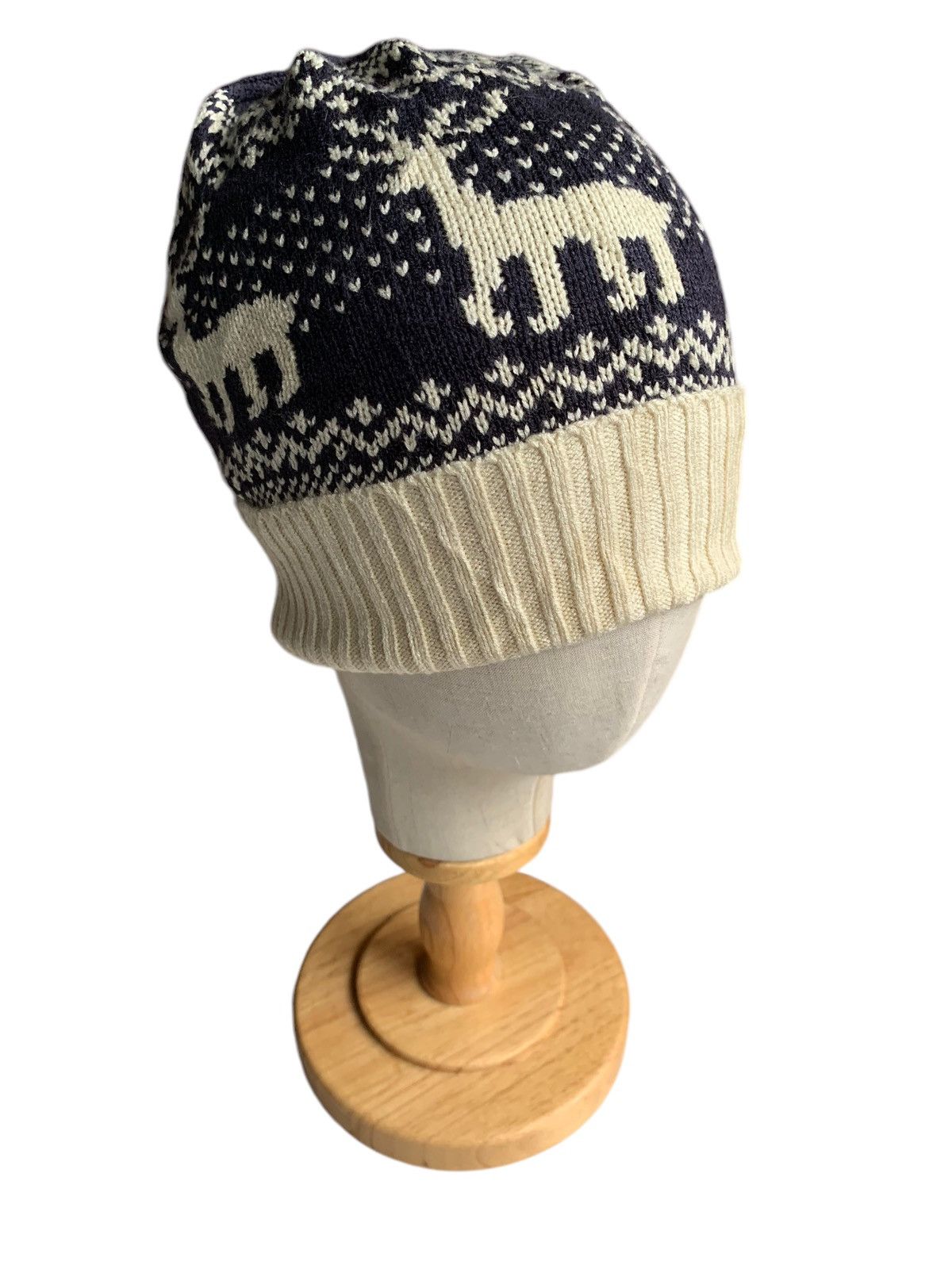Japanese Brand × Kapital × Vintage Knitted Uniqlo Rare Design Winter Sessions Beanie Hats Size ONE SIZE - 4 Thumbnail