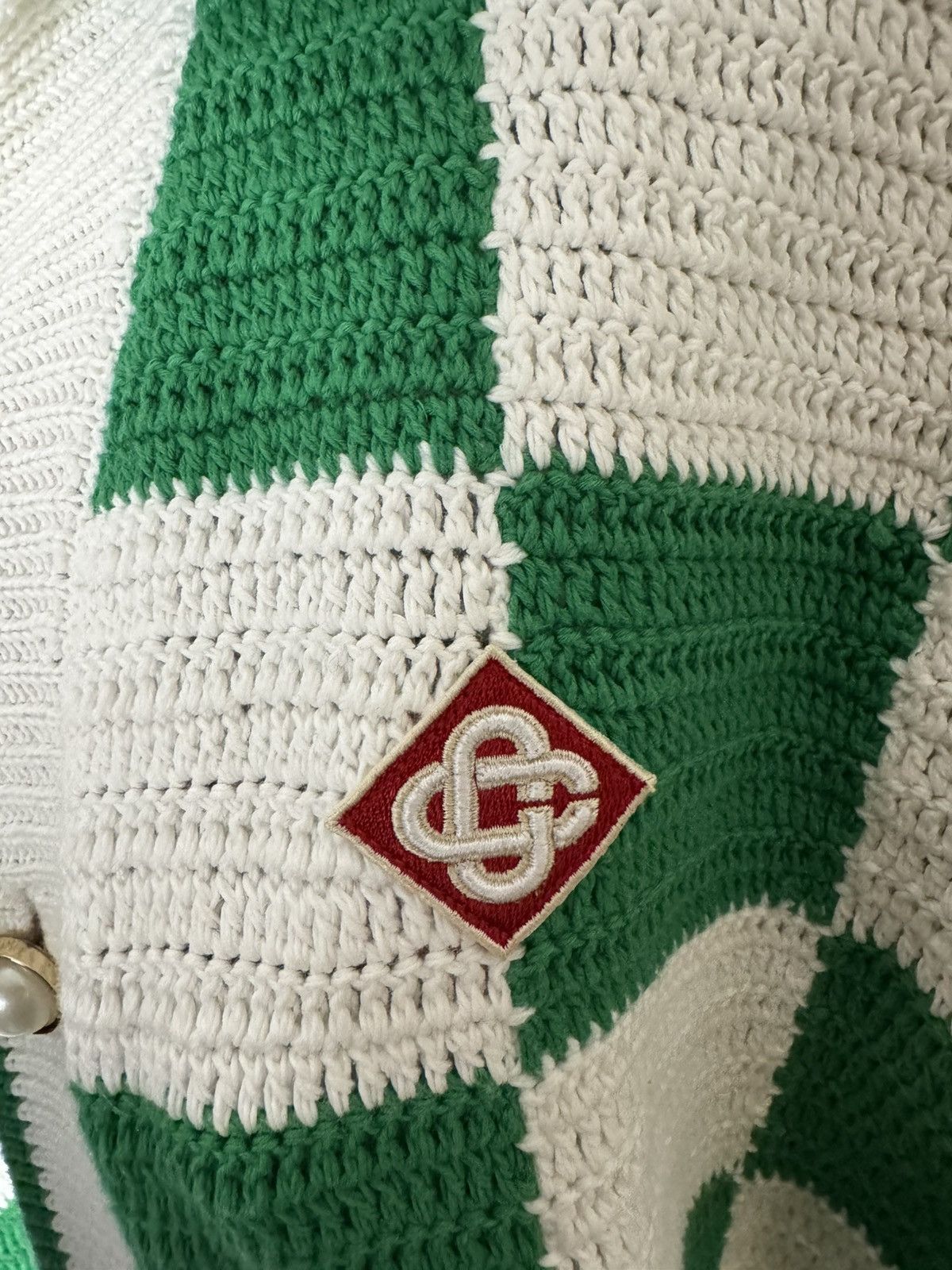 Casablanca Casa Blanca hand crocheted polo Size US M / EU 48-50 / 2 - 4 Thumbnail