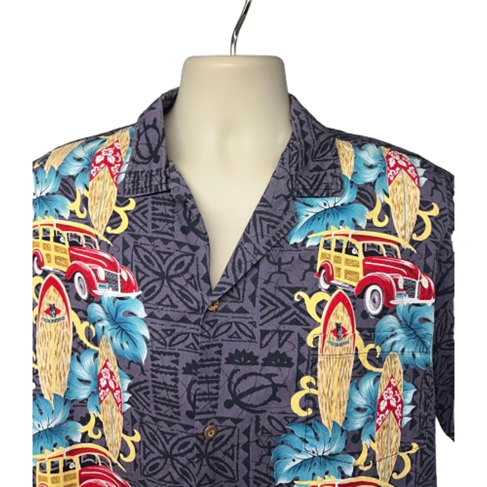 Vintage Vintage Hawaiian Aloha Button Up Shirt Mens XL Pocket USA Size US XL / EU 56 / 4 - 4 Thumbnail