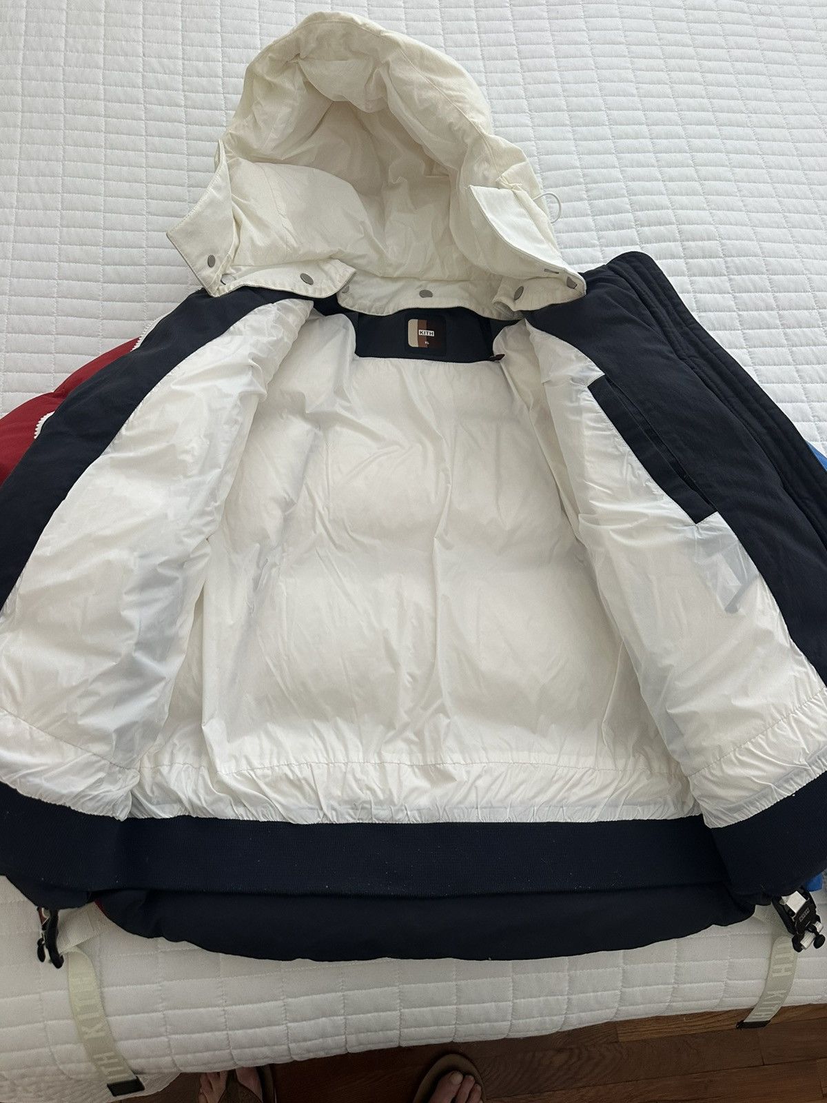 Kith Kith Colorblocked Puffer Jacket Blue / Multi Size US XL / EU 56 / 4 - 17 Thumbnail