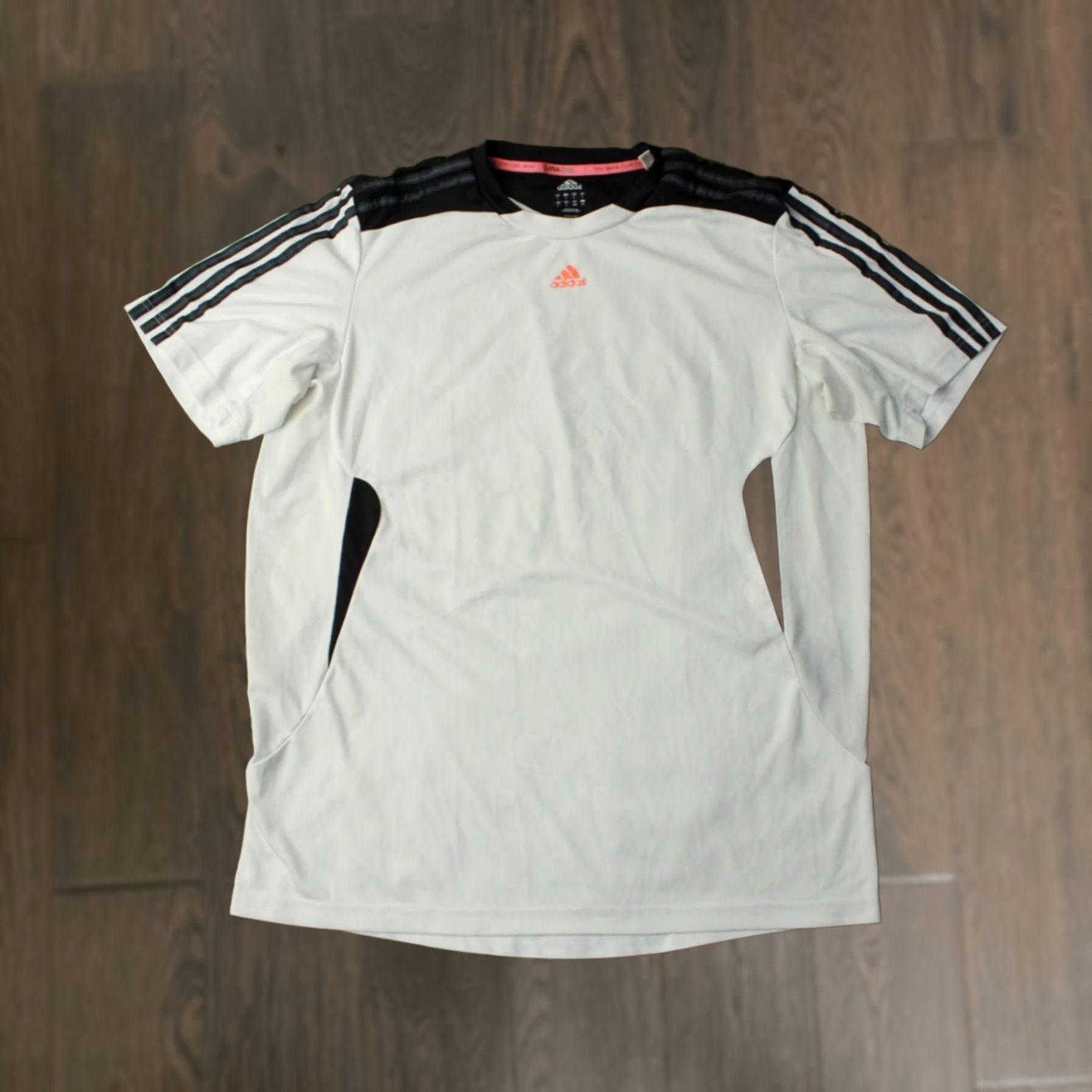Adidas ADIDAS 365 PERFORMANCE CLIMACOOL ORIGINAL FOOTBALL SHIRT JERSEY XL Adult White and Black Football Mens Shirt Size US XL / EU 56 / 4 - 1 Thumbnail