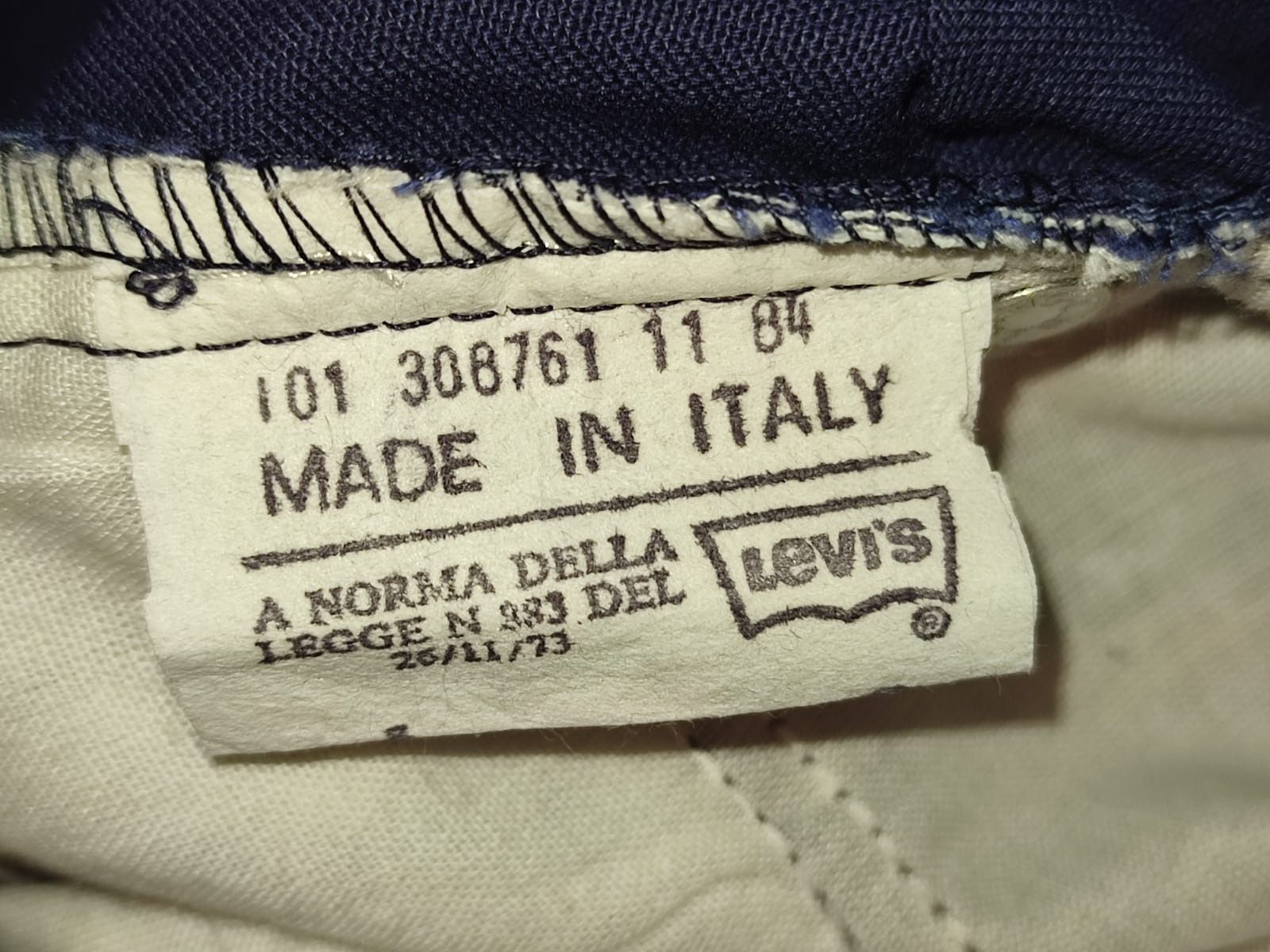 Levi's 🧵Levi’s White Tab 630-4517, 🇮🇹, 11/1984 W32 L36 Deadstock Size US 32 / EU 48 - 6 Thumbnail