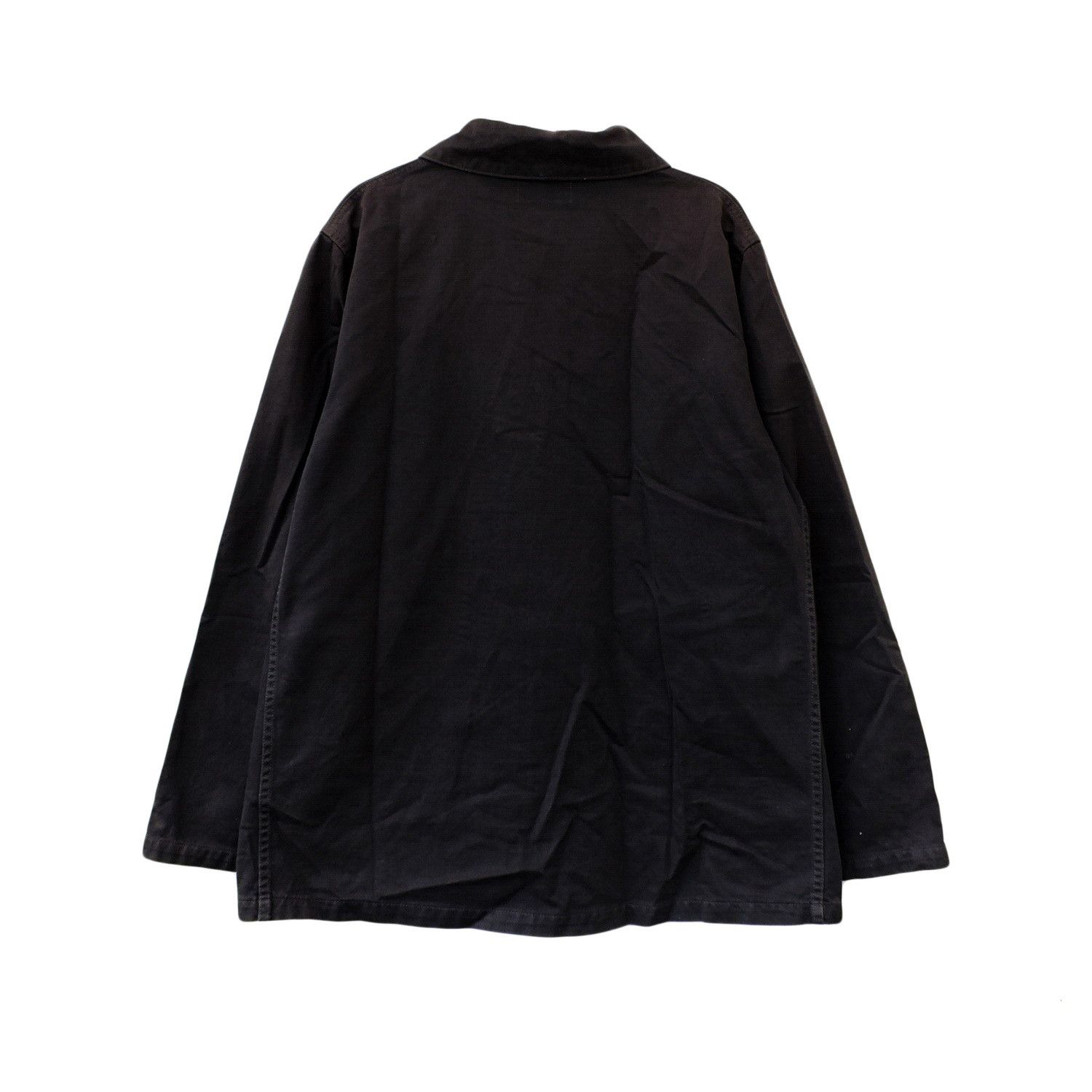 Blue Blue Japan BLUE BLUE NAVY SHAWL COLLAR DENIM WORK JACKET Size US M / EU 48-50 / 2 - 2 Thumbnail