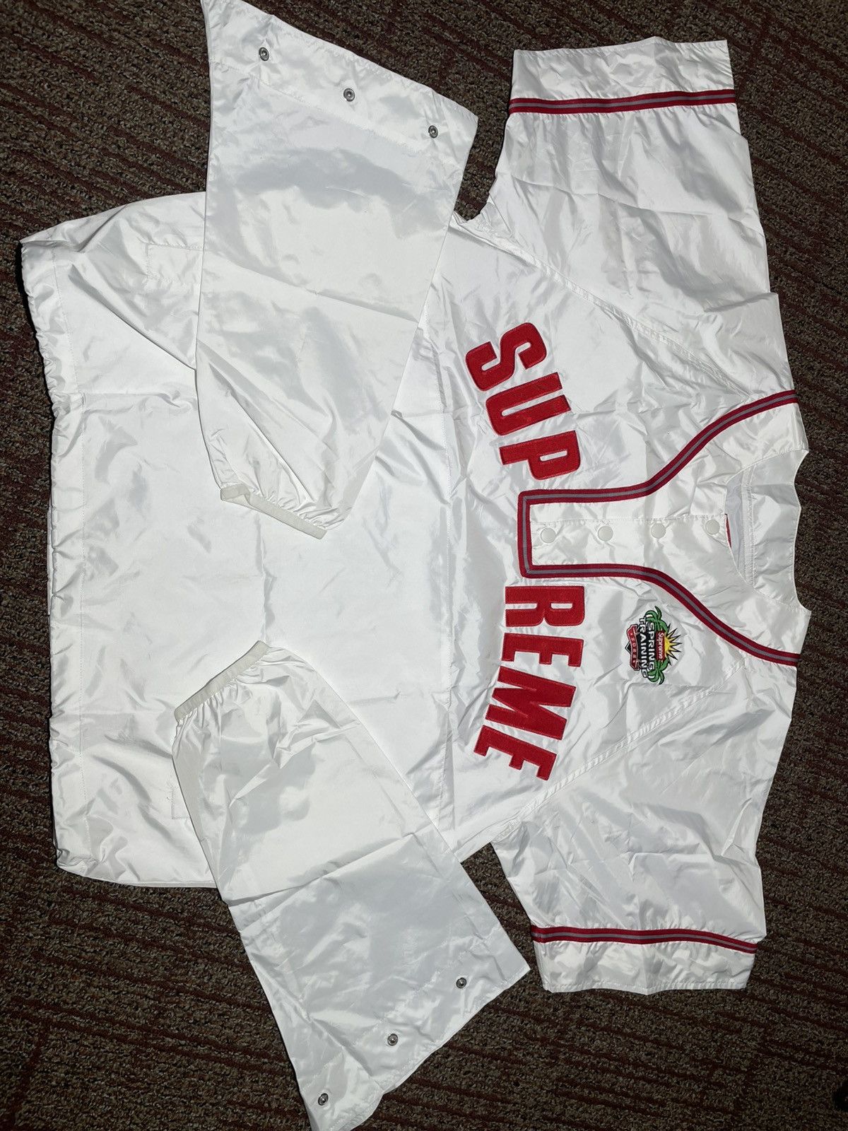 Supreme Supreme Snap-Off Sleeve L/S Baseball Top Size US M / EU 48-50 / 2 - 4 Thumbnail
