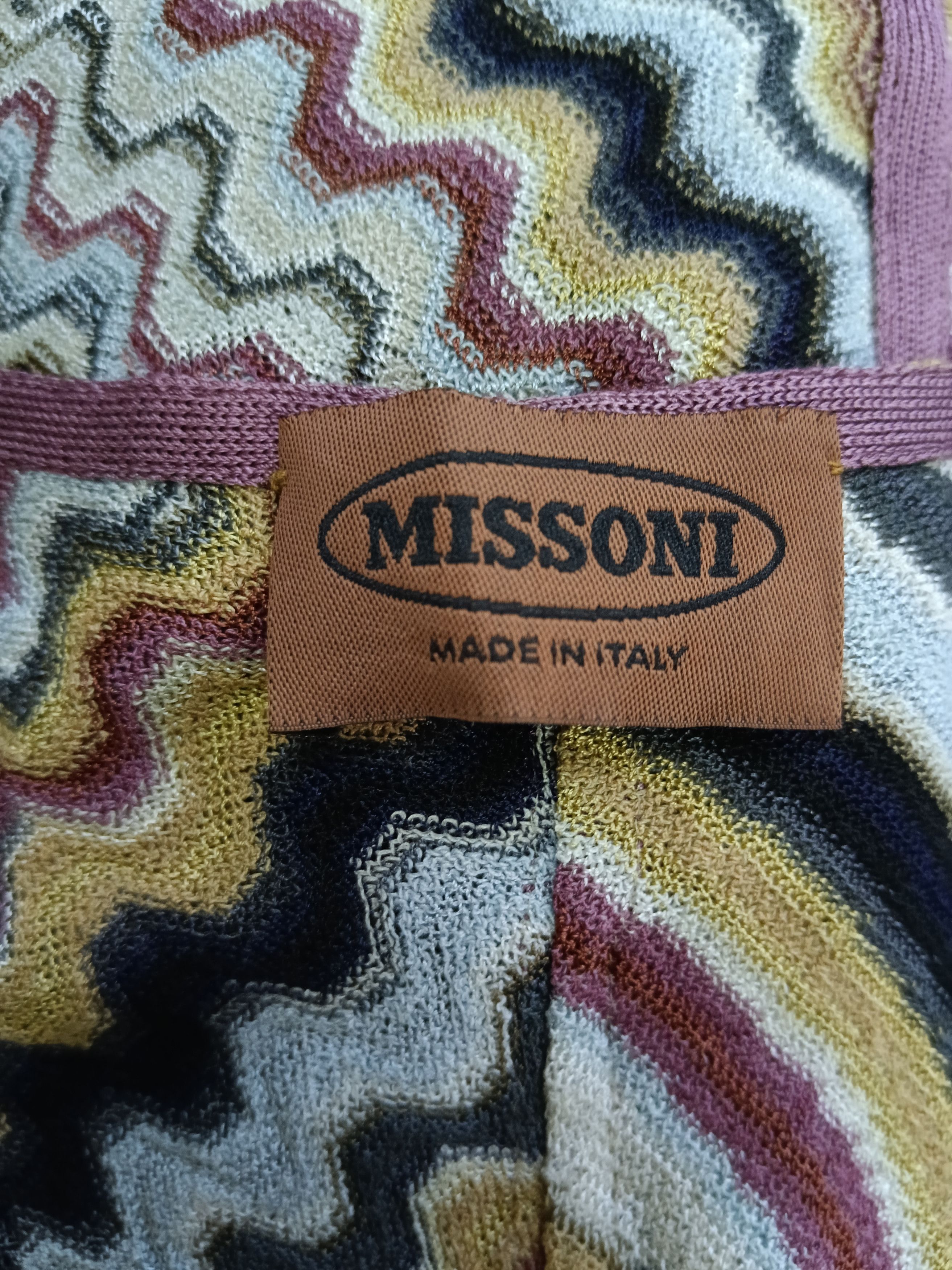 Missoni MISSONI ZIG ZAG PATTERN SLEEVELESS TOP Size S / US 4 / IT 40 - 5 Thumbnail